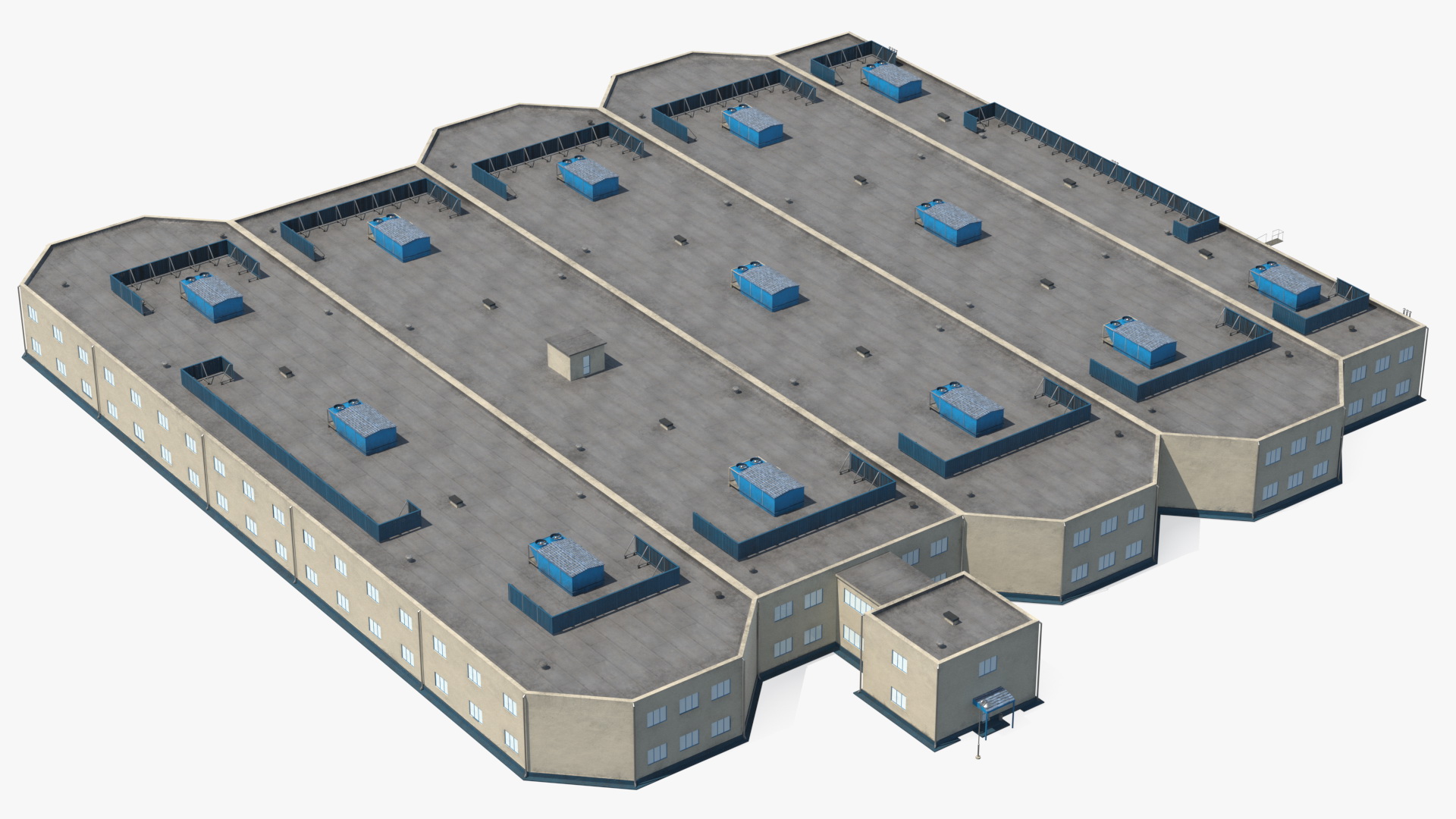 Industrial Building 3D model