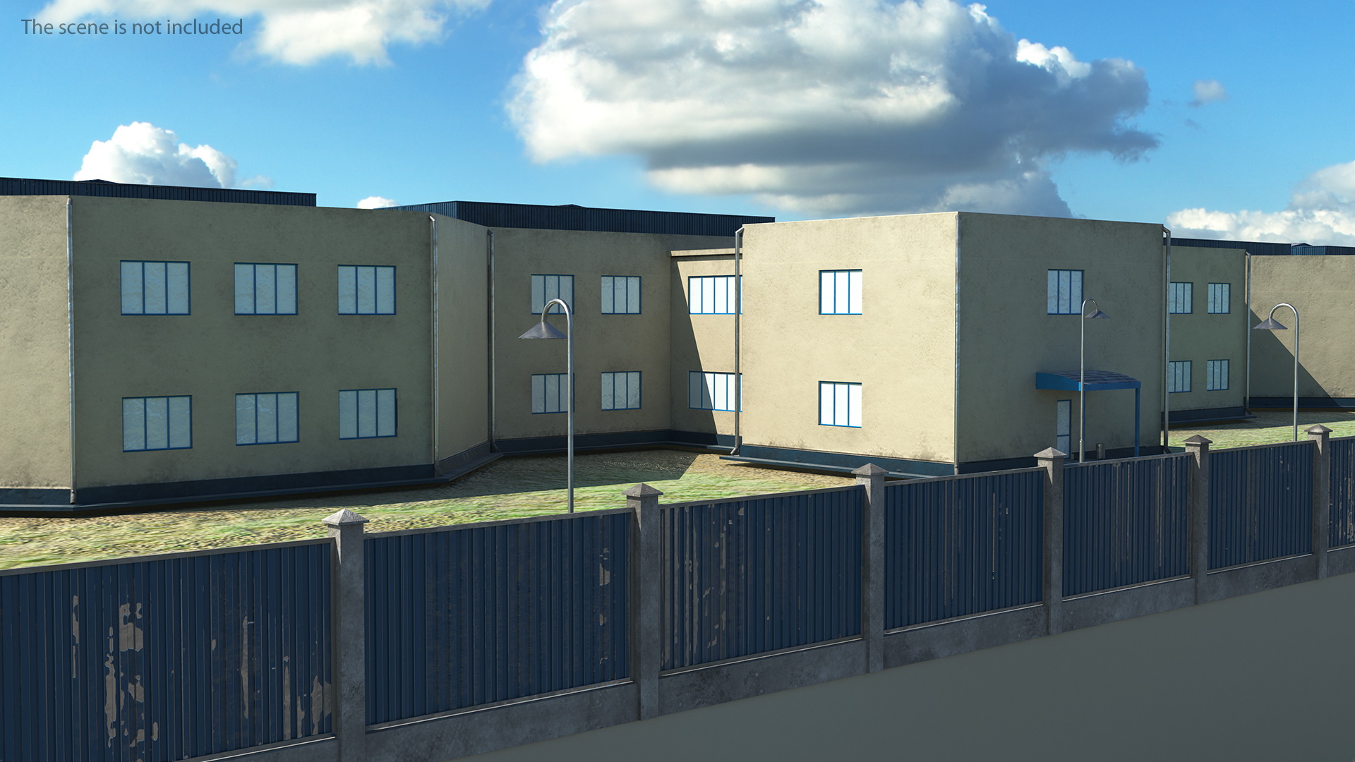 Industrial Building 3D model