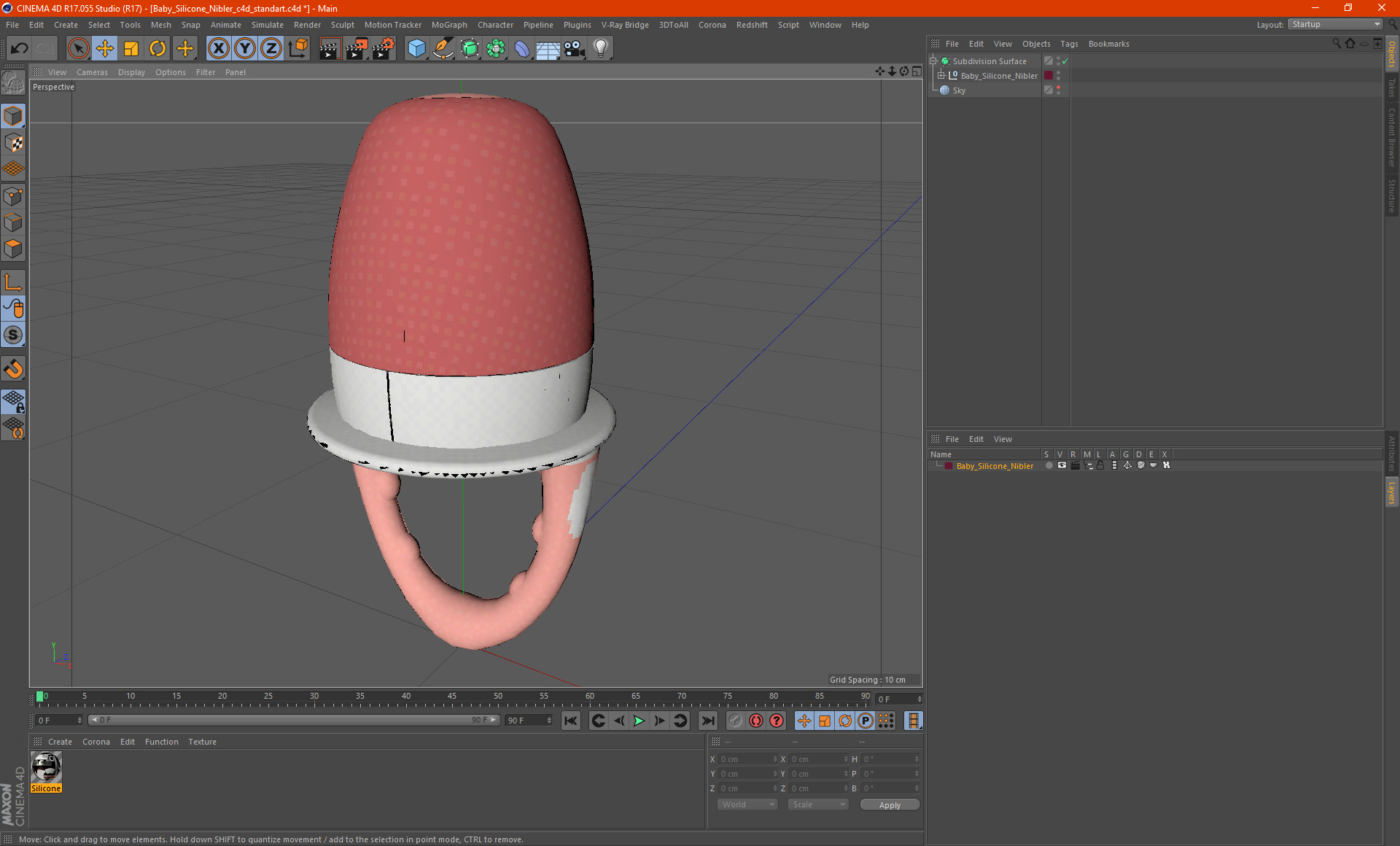 3D model Baby Silicone Nibler