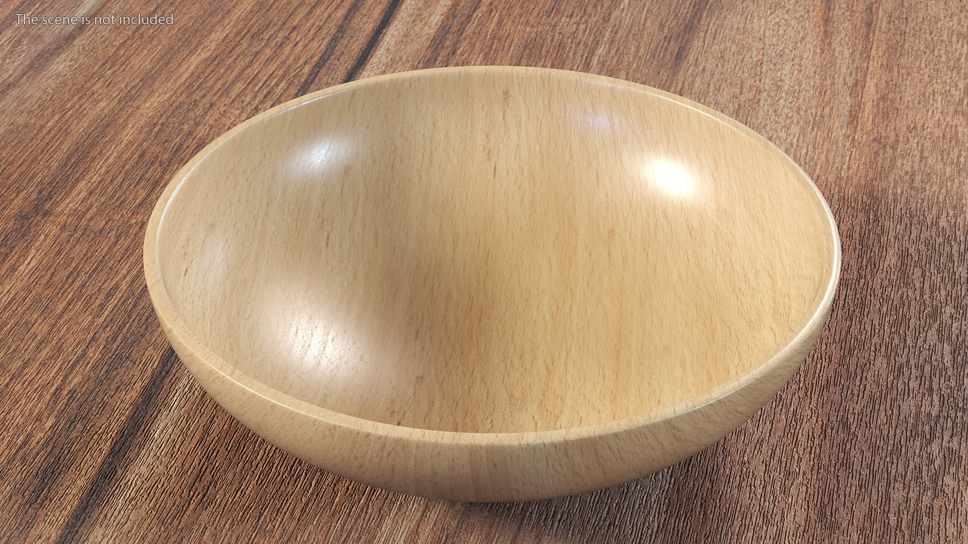 Dried Black Peppercorn in Wooden Bowl 3D