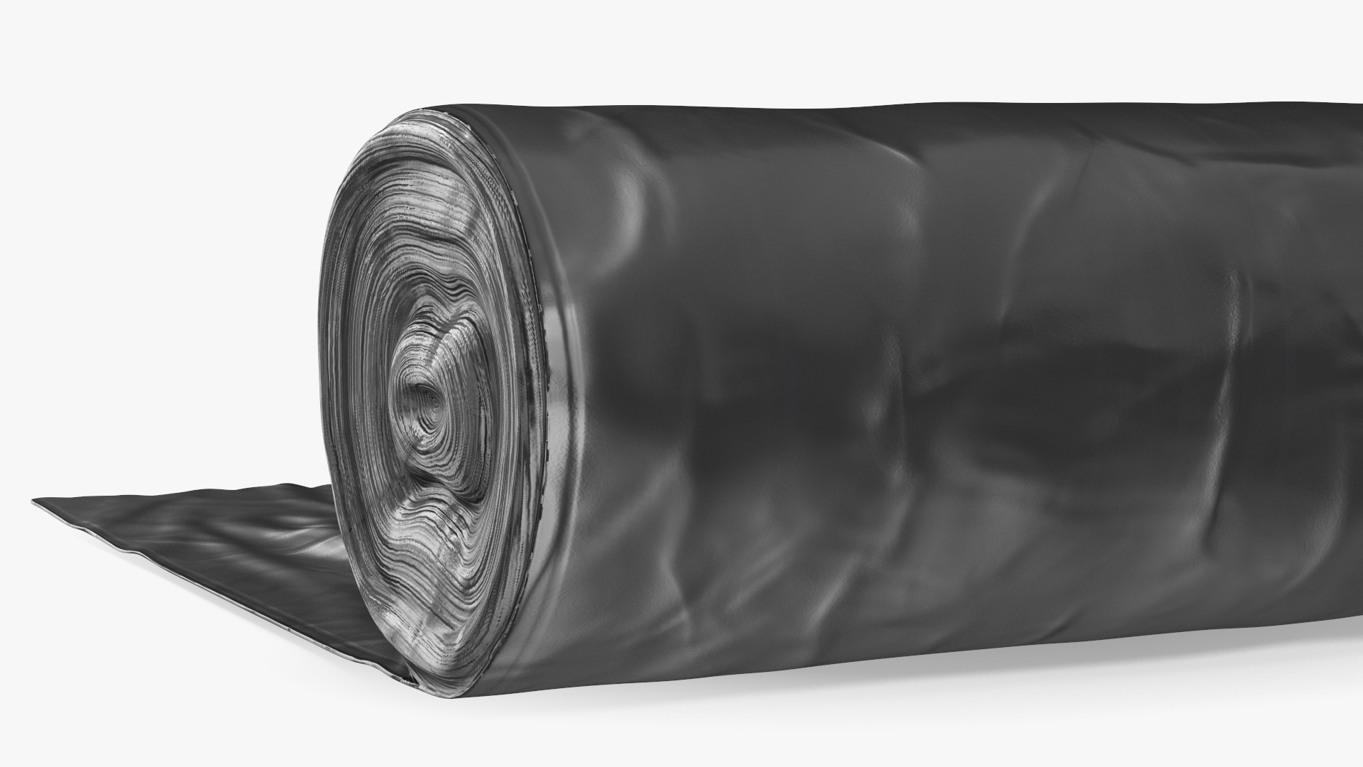 3D Black Trash Bags with Trash Bin