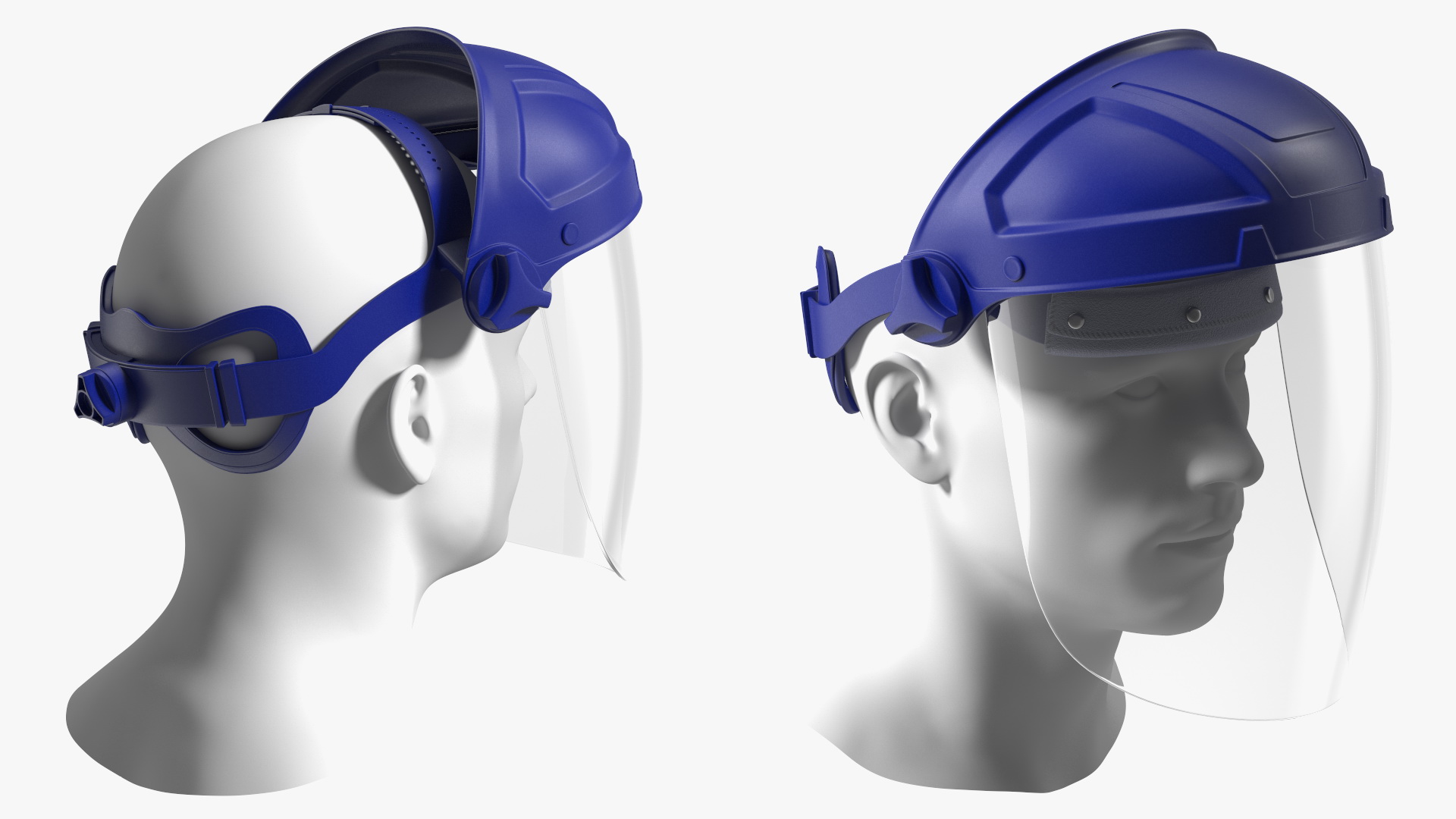 Transparent Visor Face Shield 3D model