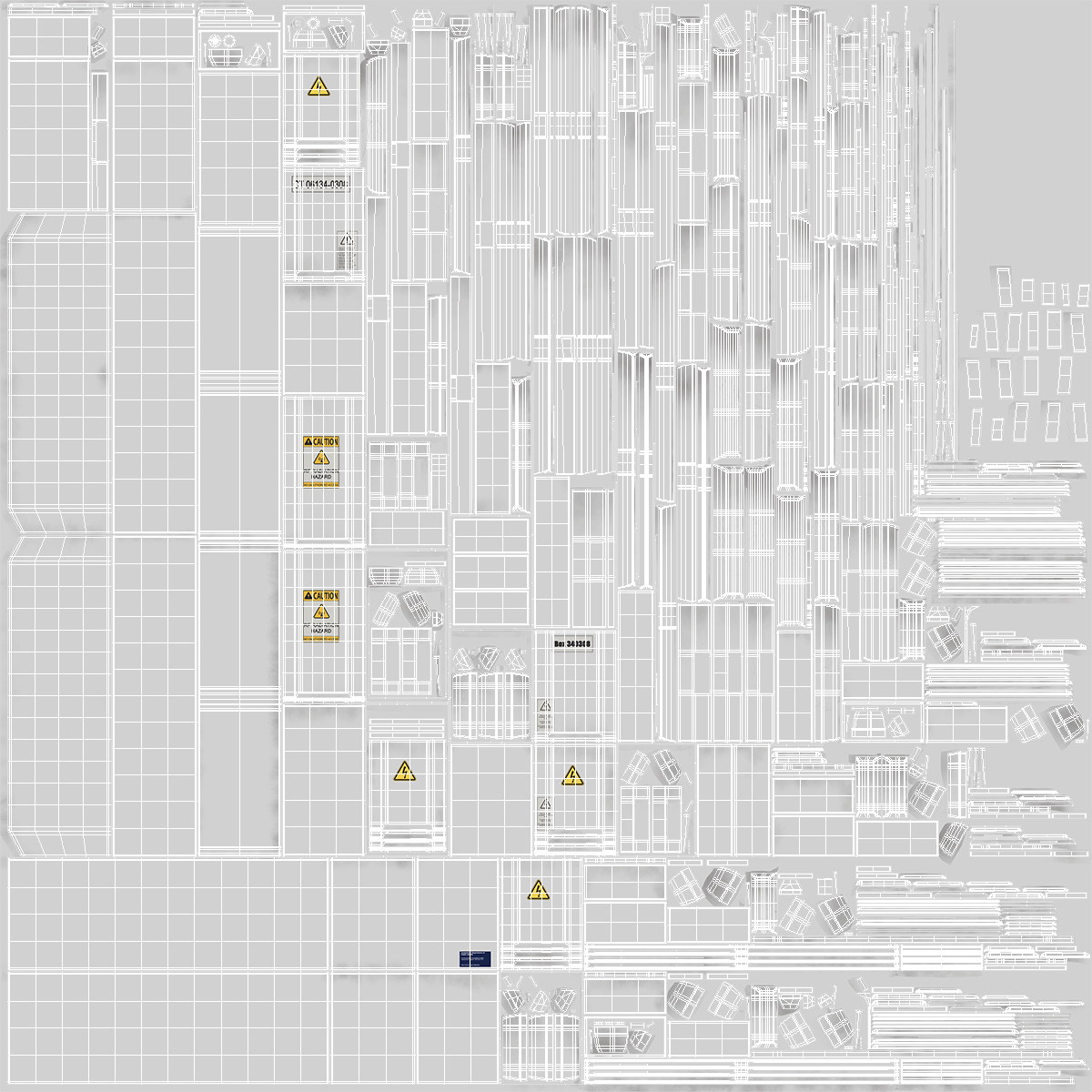 Cellular Tower Site 3D model