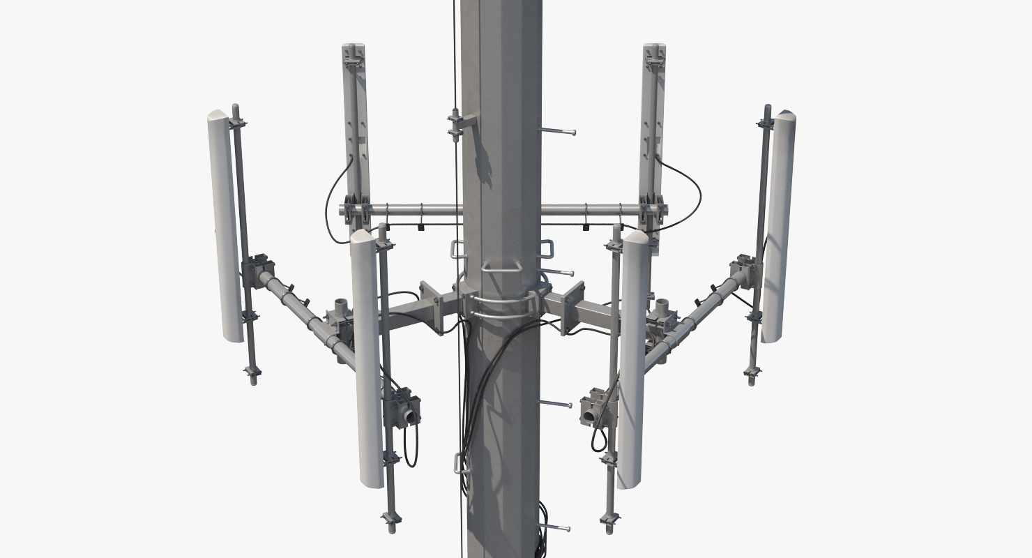 Cellular Tower Site 3D model