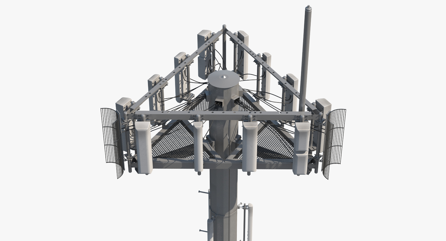 Cellular Tower Site 3D model