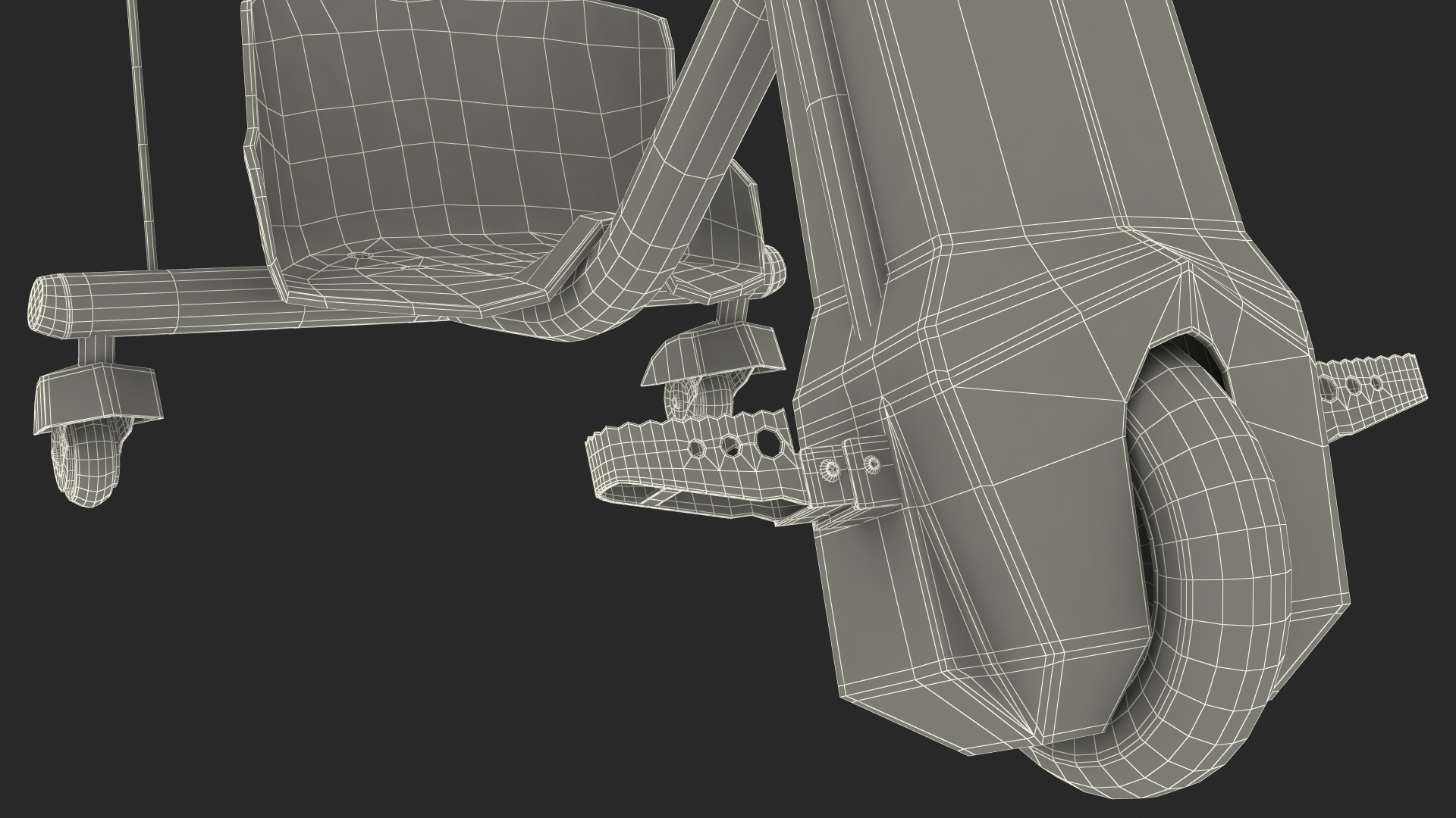 3D Electric Drift Tricycle model