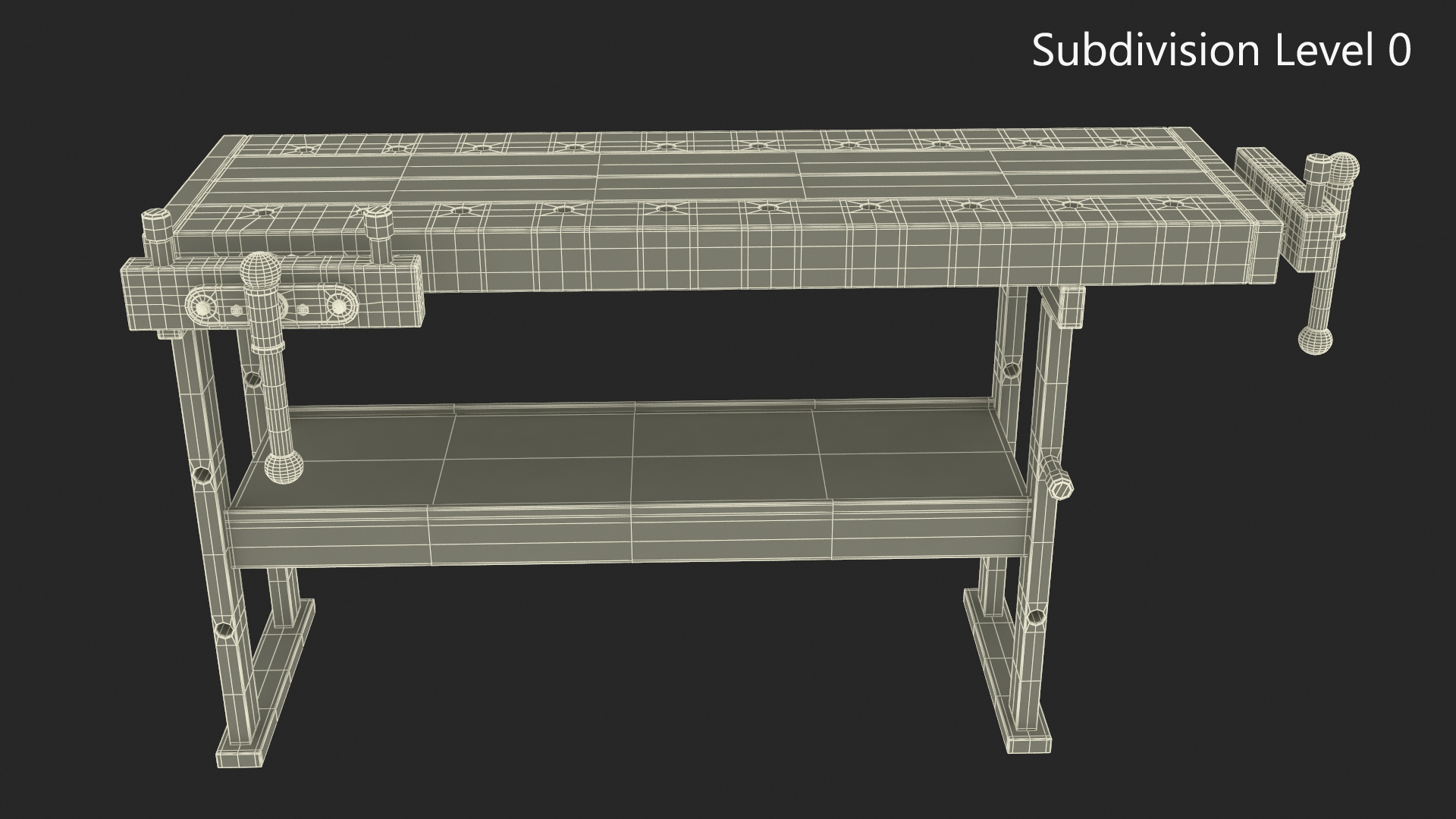 3D model Aspen Carpentry Workbench