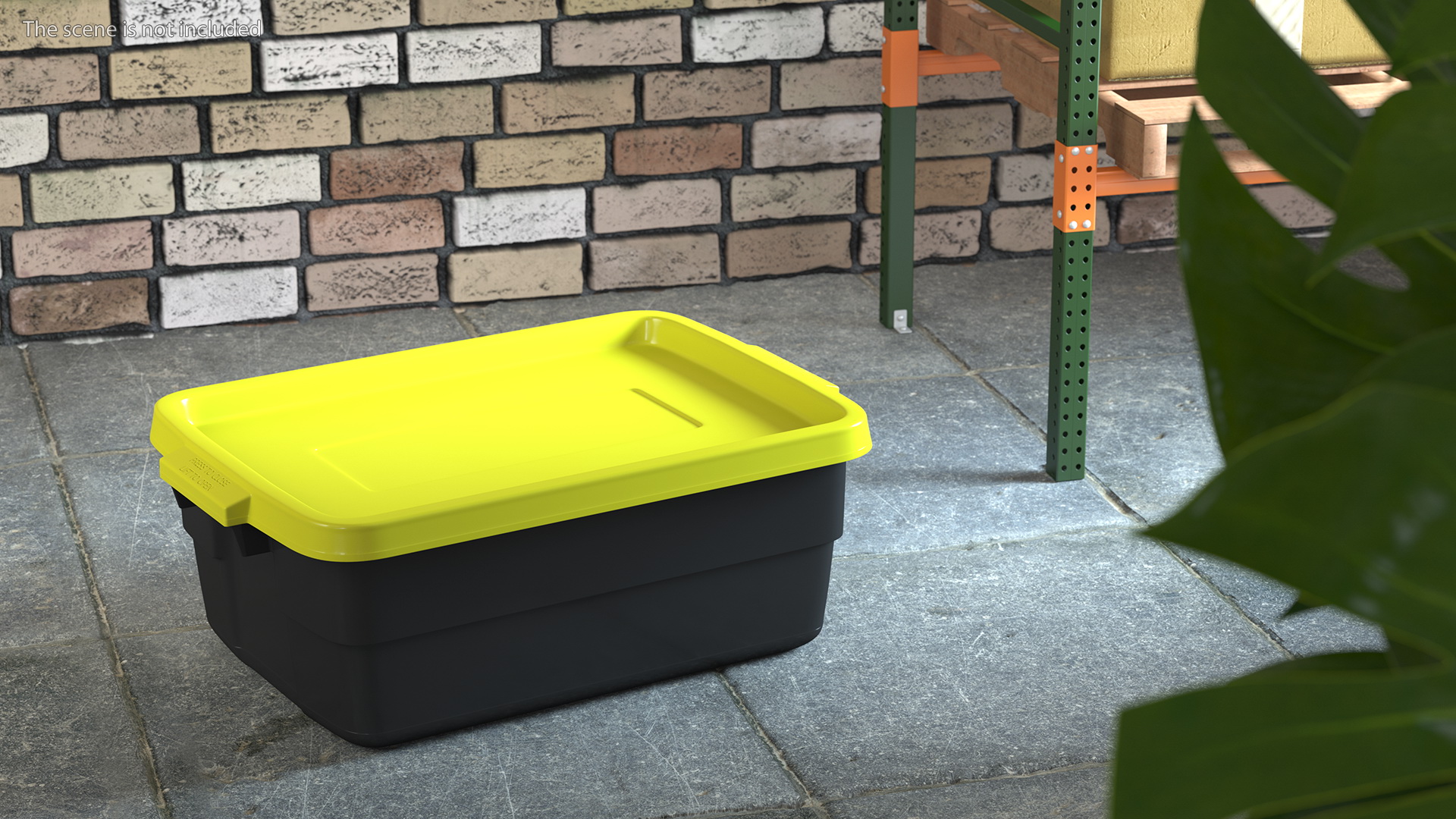 Polyethylene Storage Bin 10 Gallon 3D model