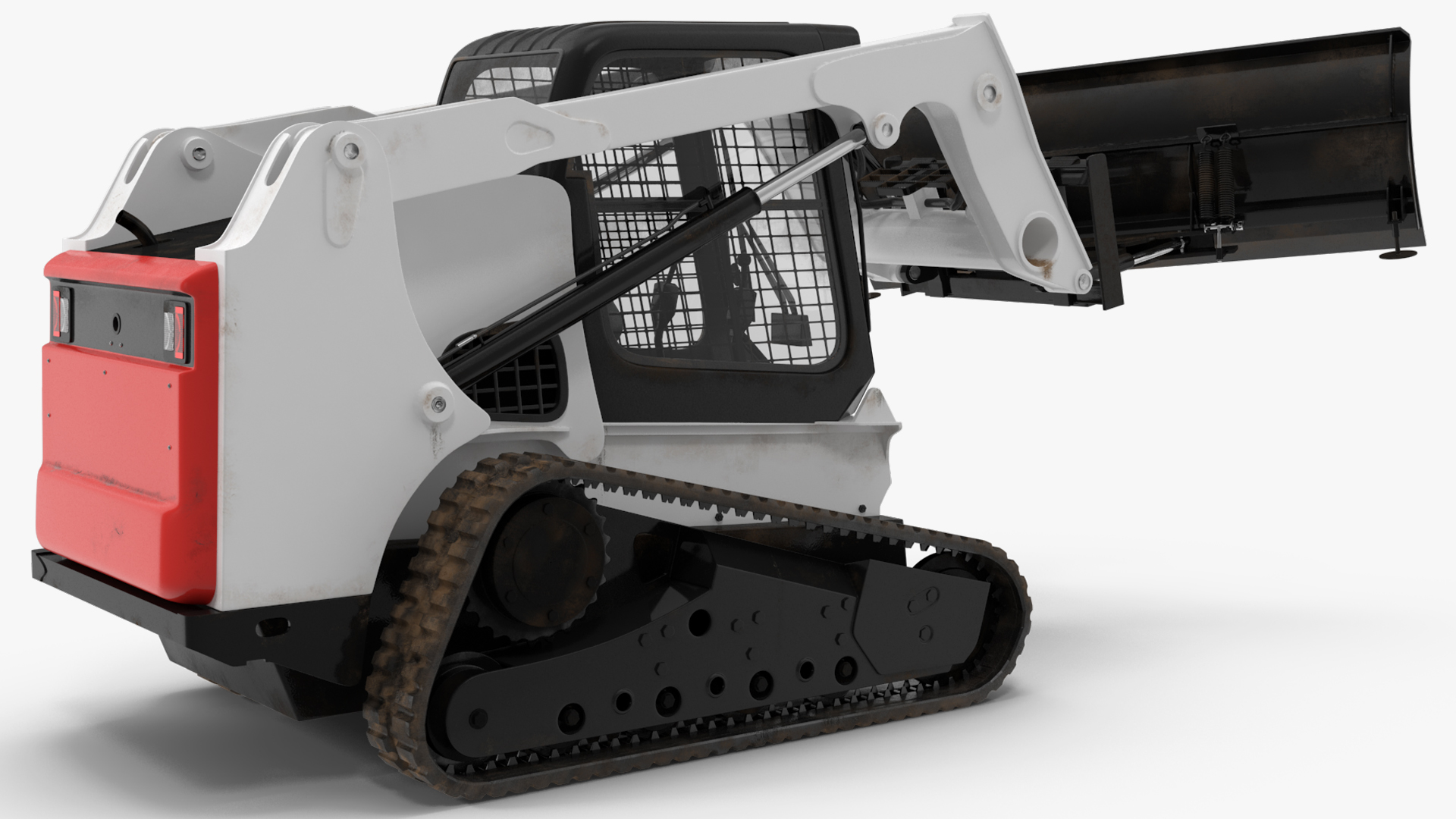 Compact Track Loader Rigged 3D