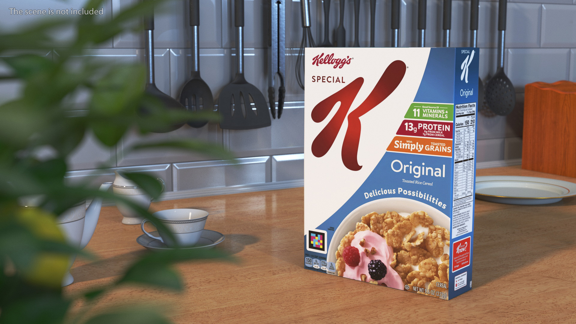 3D Original Cereal Box Kelloggs model