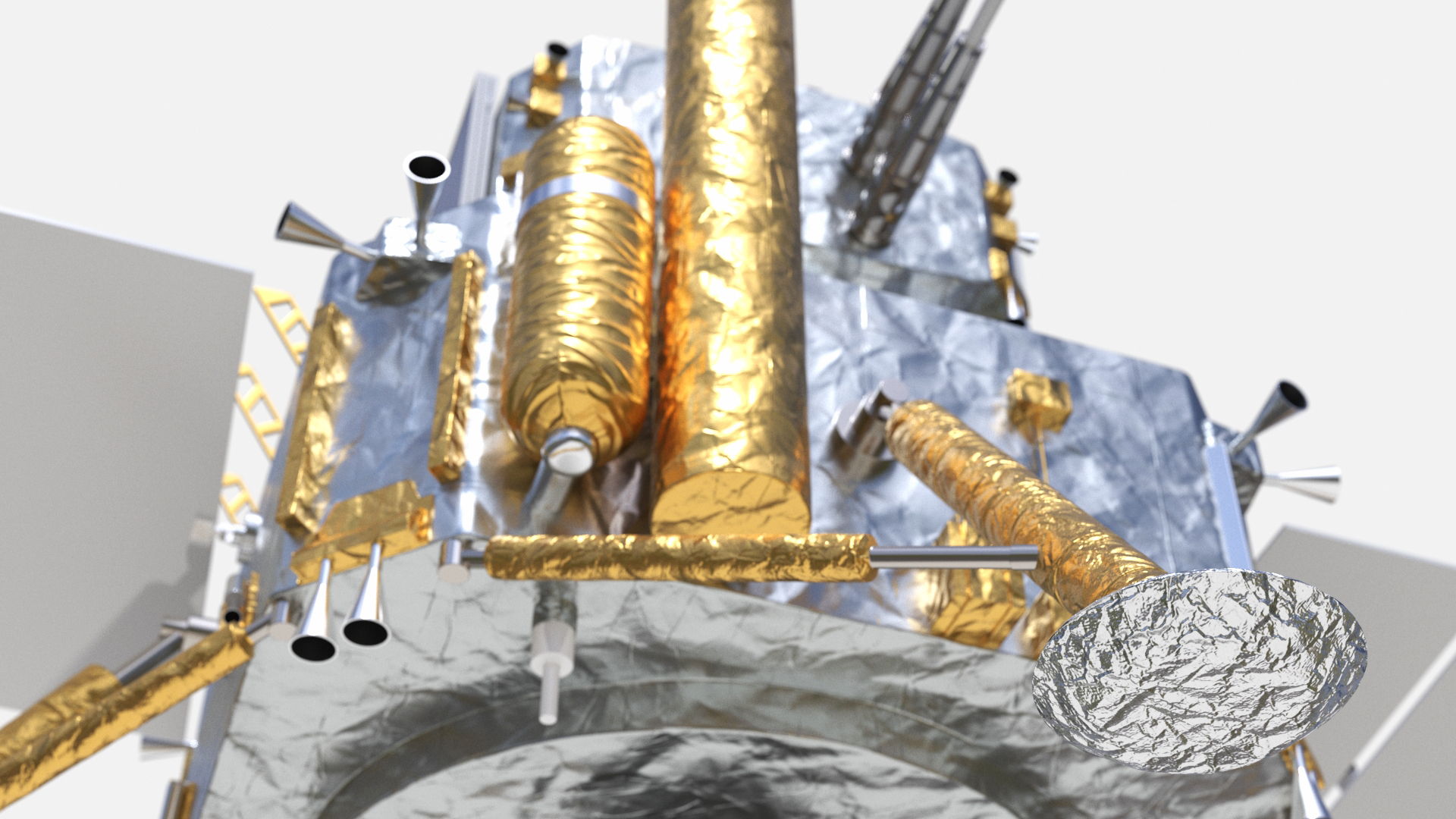 Model of the Change-5 Lunar Lander 3D model