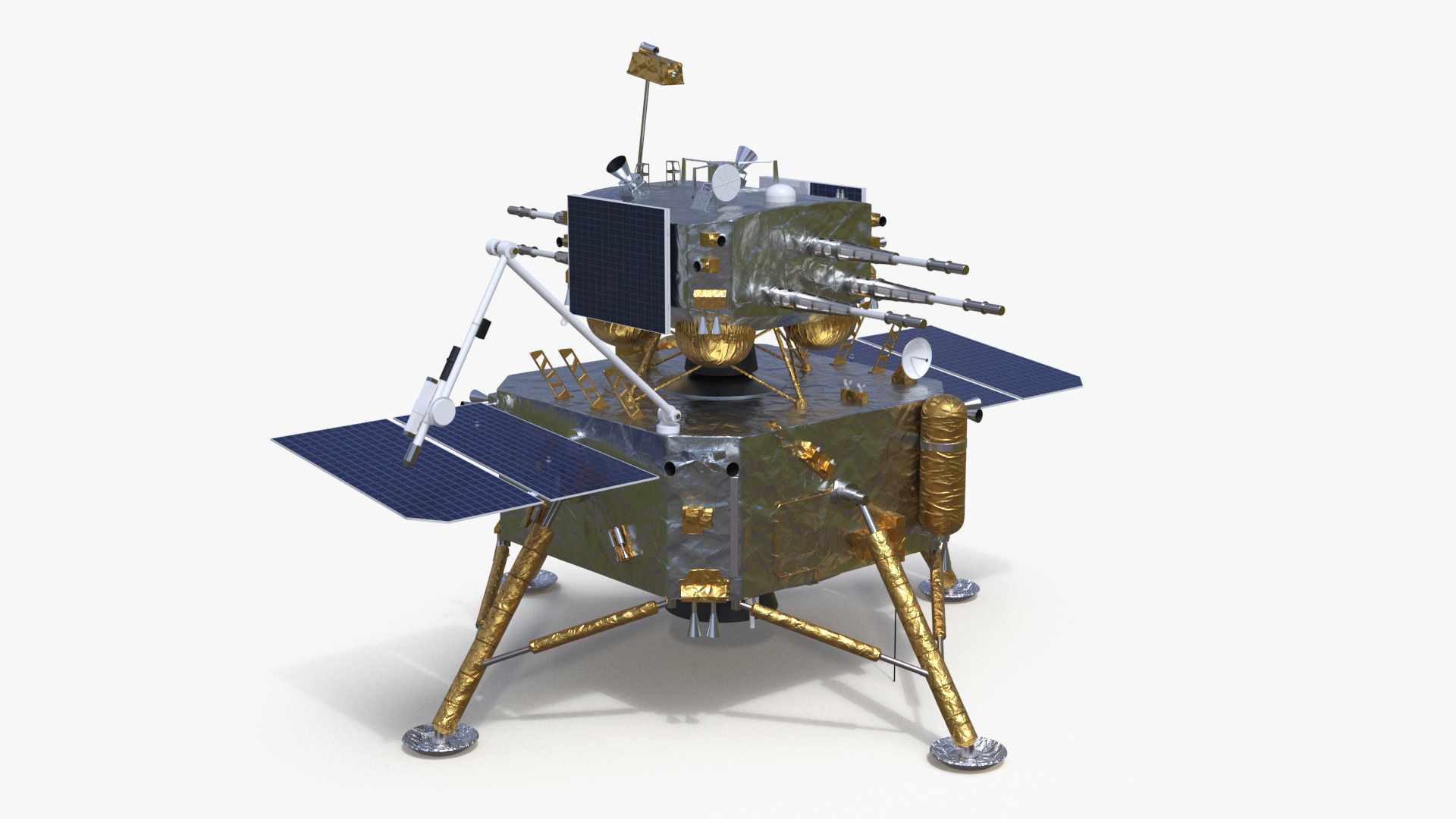 Model of the Change-5 Lunar Lander 3D model