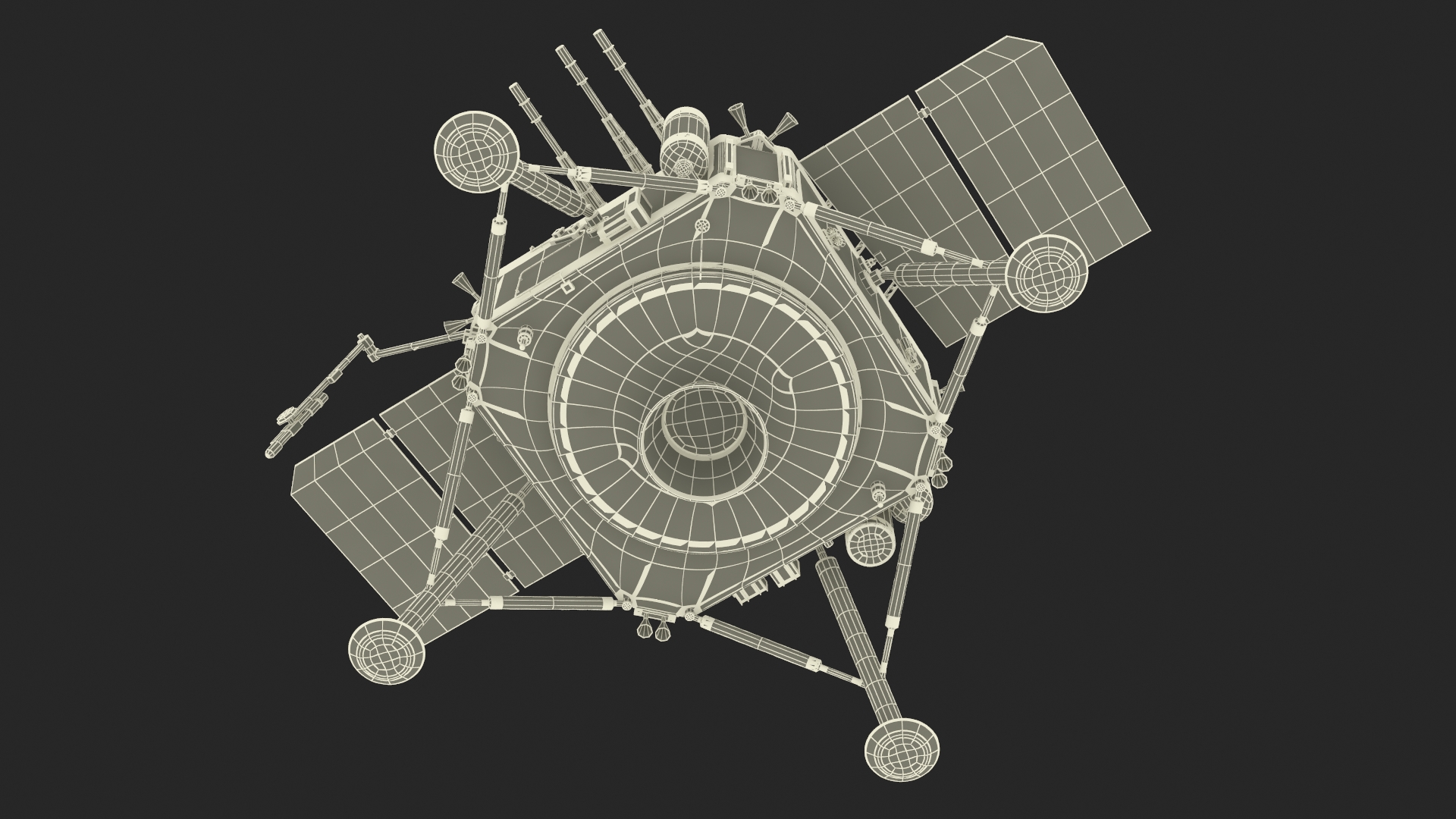 Model of the Change-5 Lunar Lander 3D model