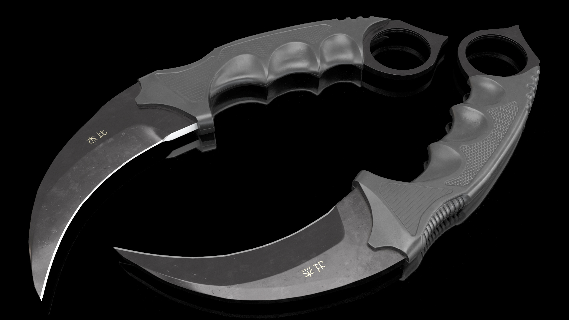 Karambit Tactical Knife Dagger Game Weapon 3D