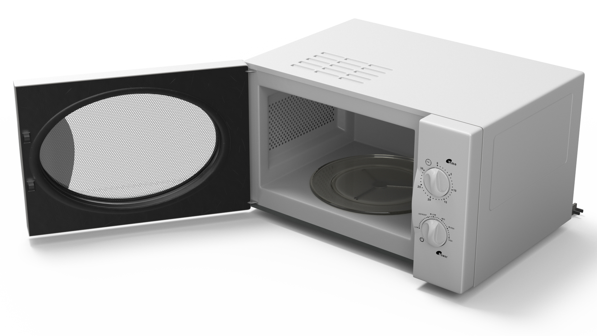 3D Electric Microwave Oven model