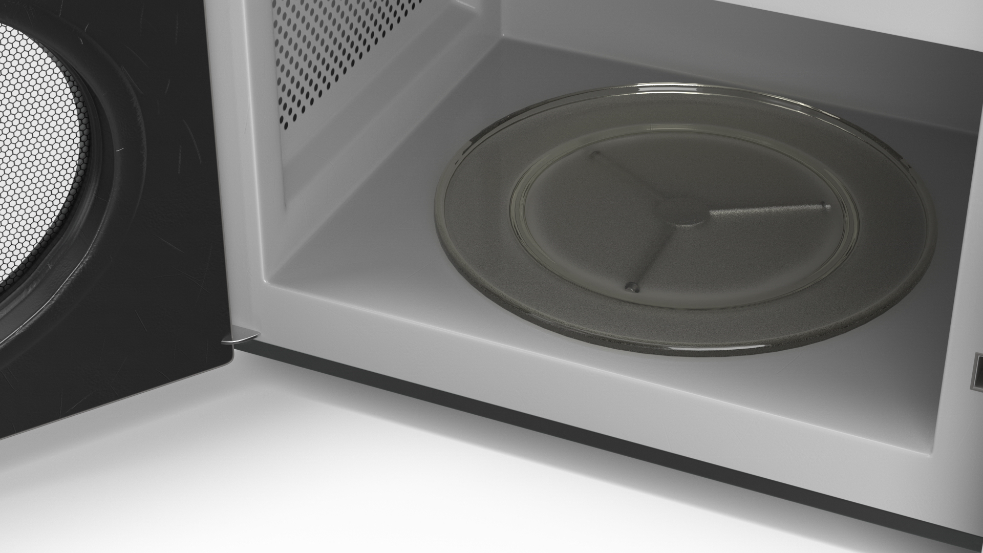 3D Electric Microwave Oven model