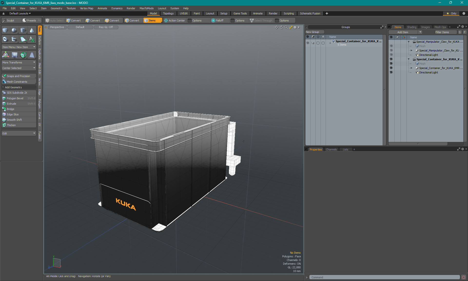 3D model Special Container for KUKA KMR Iiwa