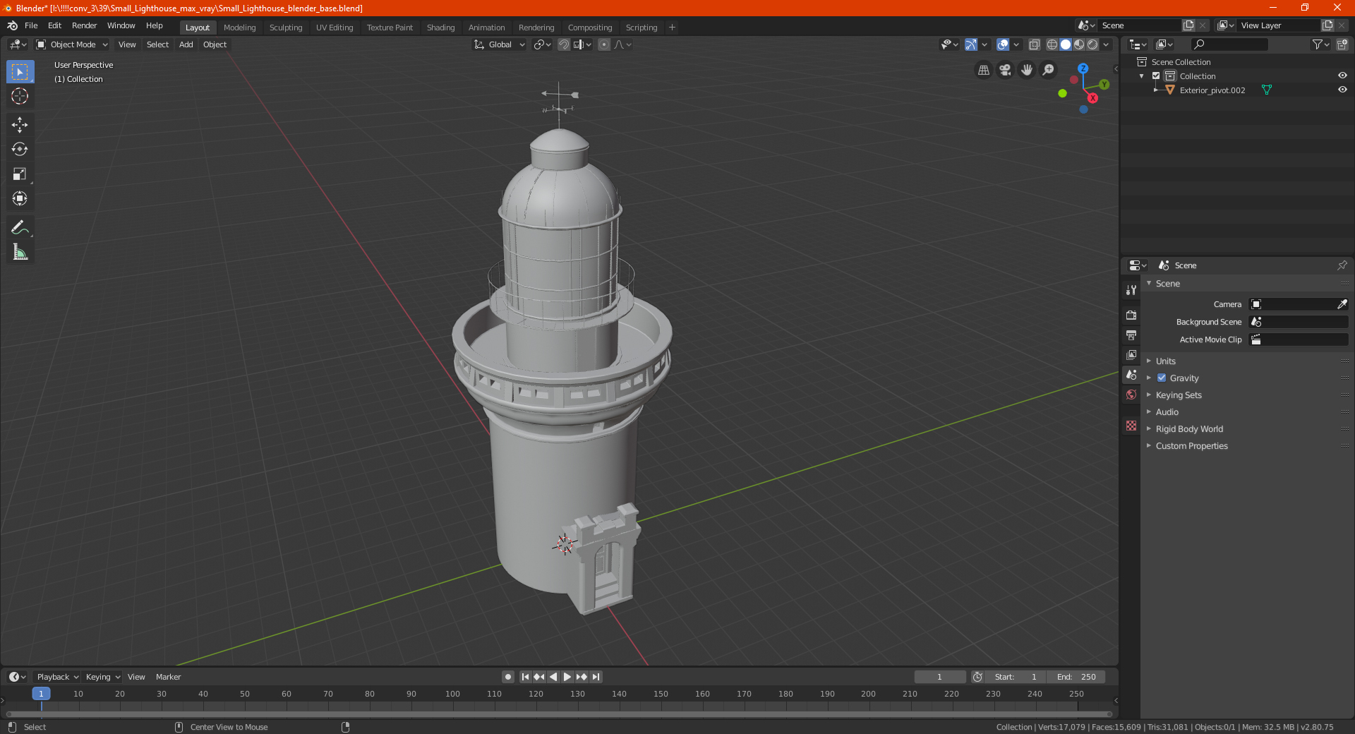 3D Small Lighthouse