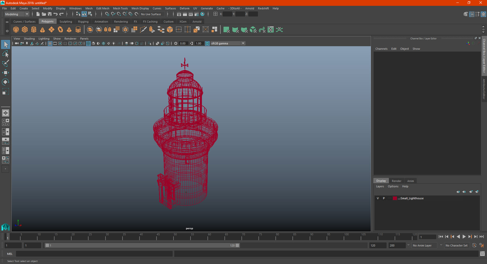 3D Small Lighthouse