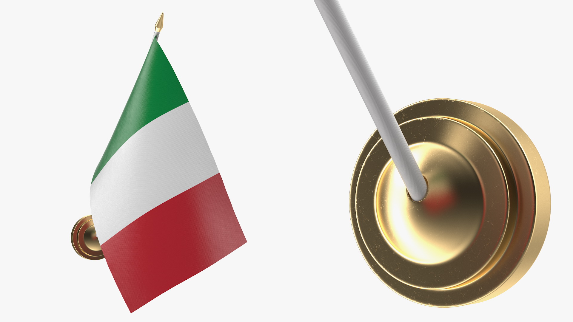 3D model Wall Flag Italy