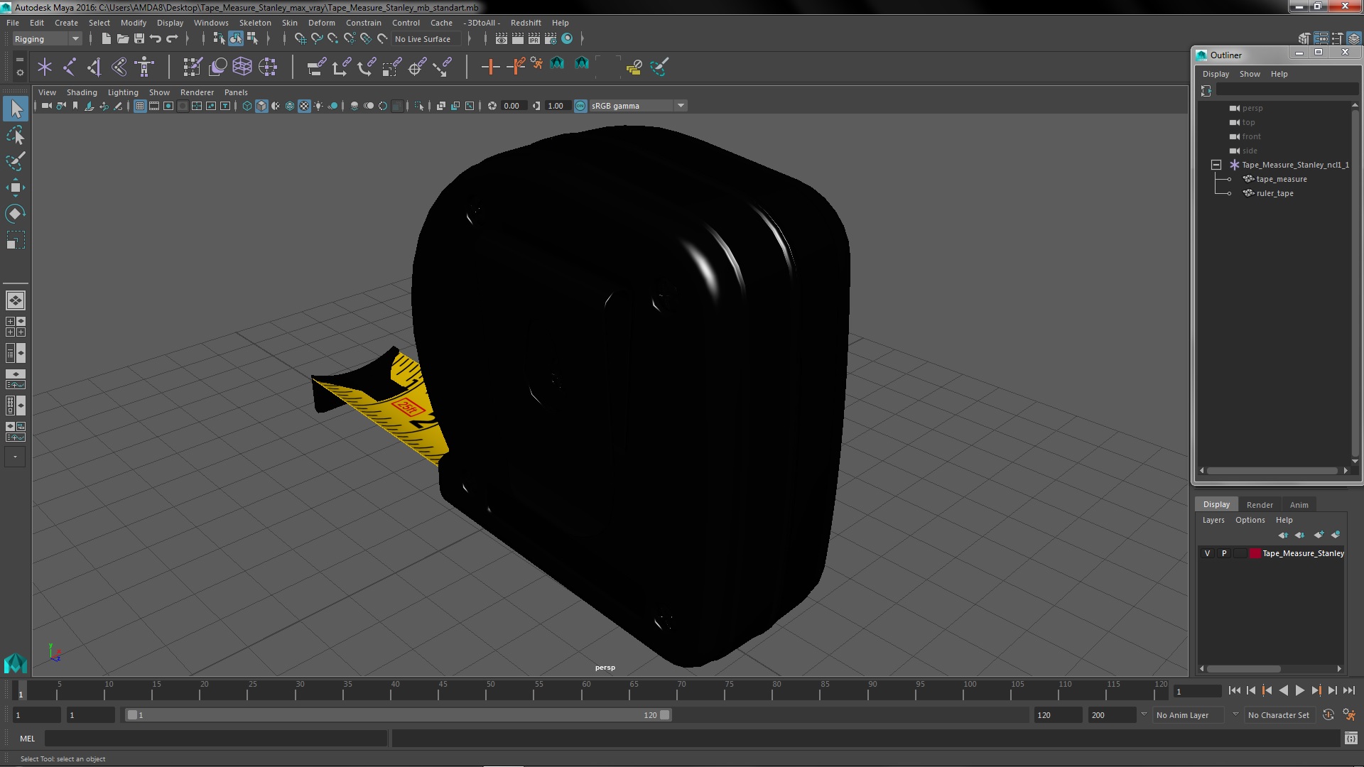 3D model Tape Measure Stanley