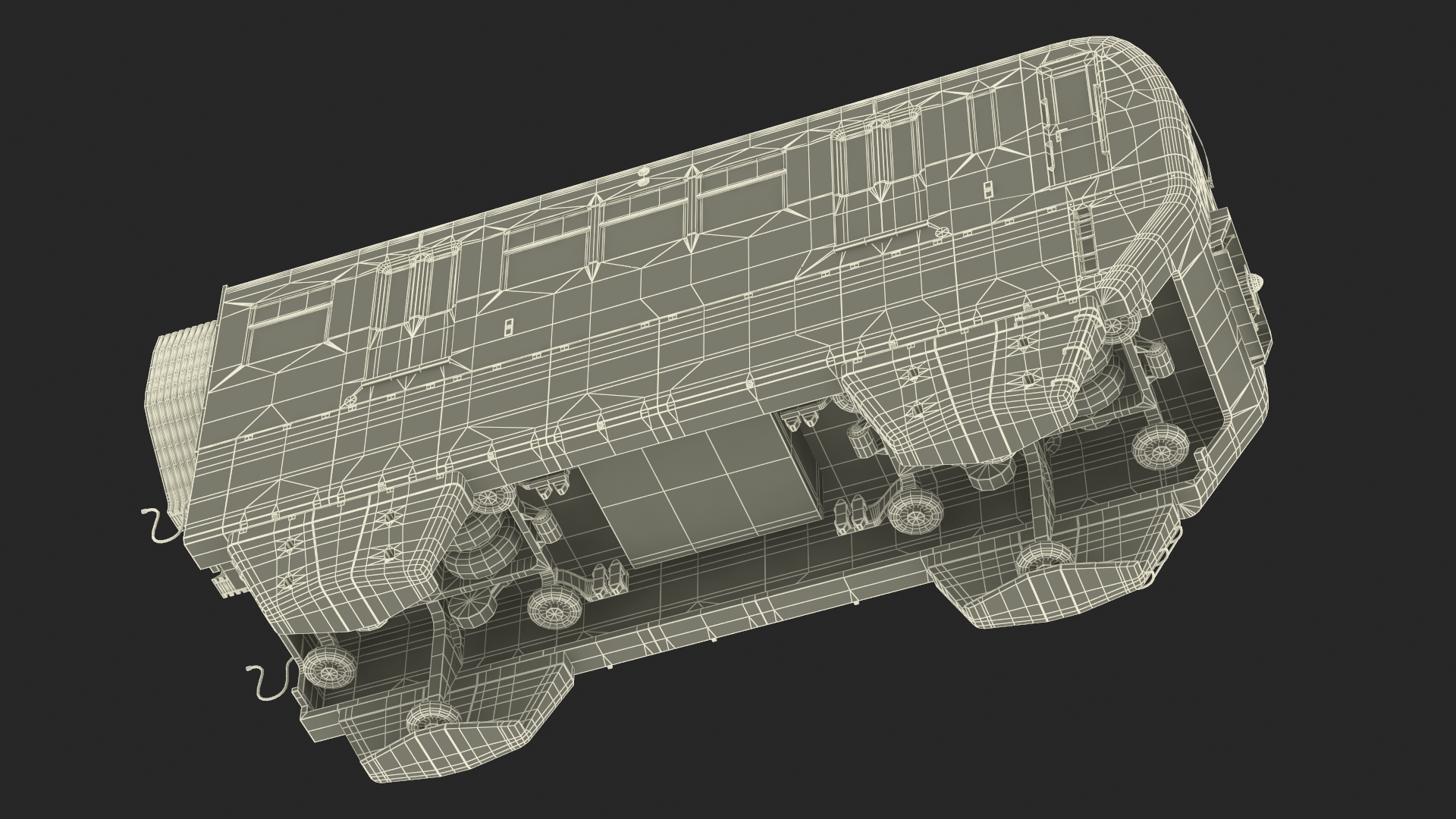 3D Chongqing Monorail Train Head Car model