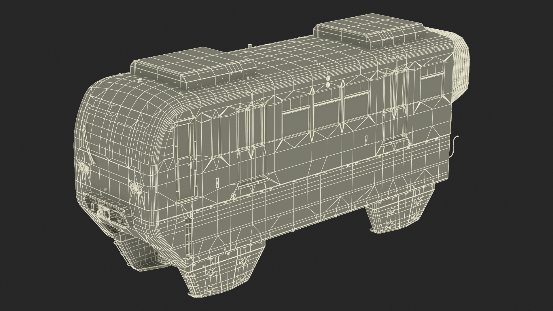 3D Chongqing Monorail Train Head Car model