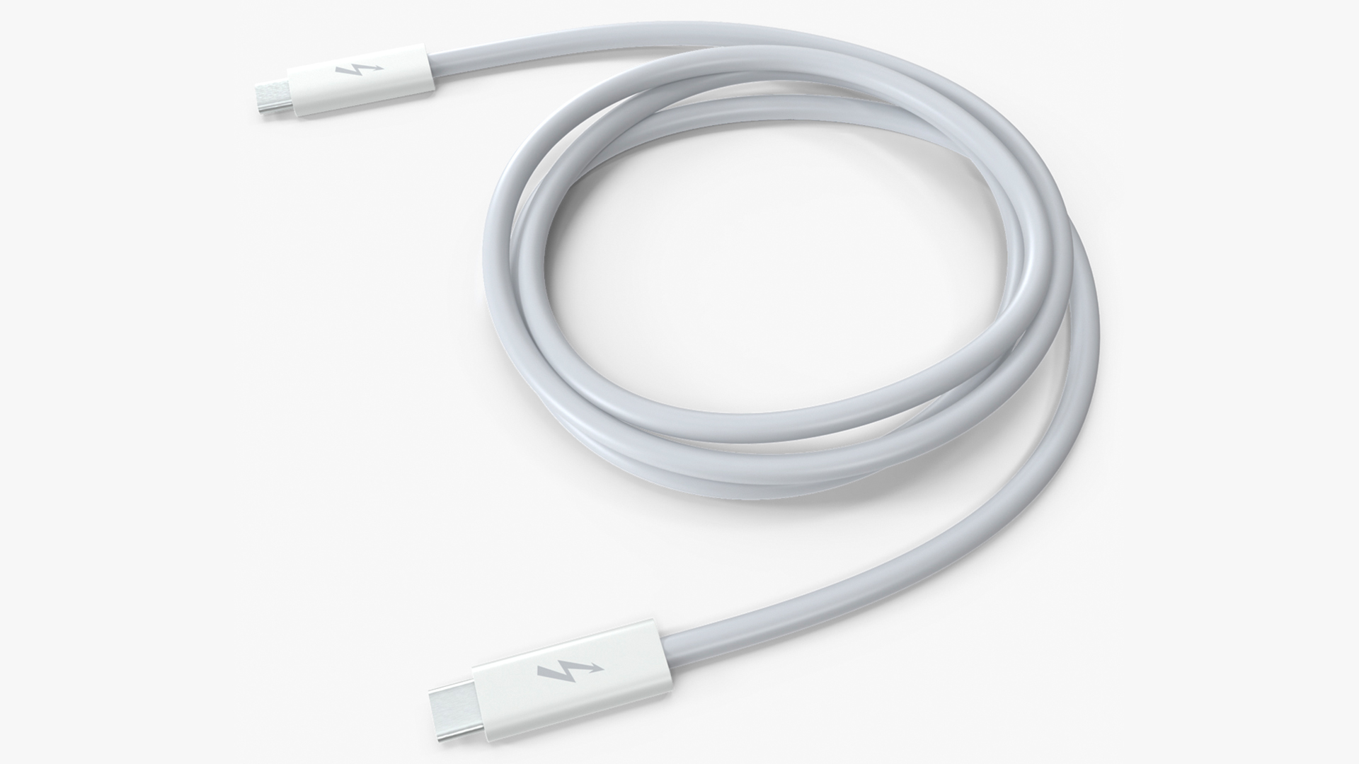 3D model Apple Thunderbolt 4 Pro Cable White