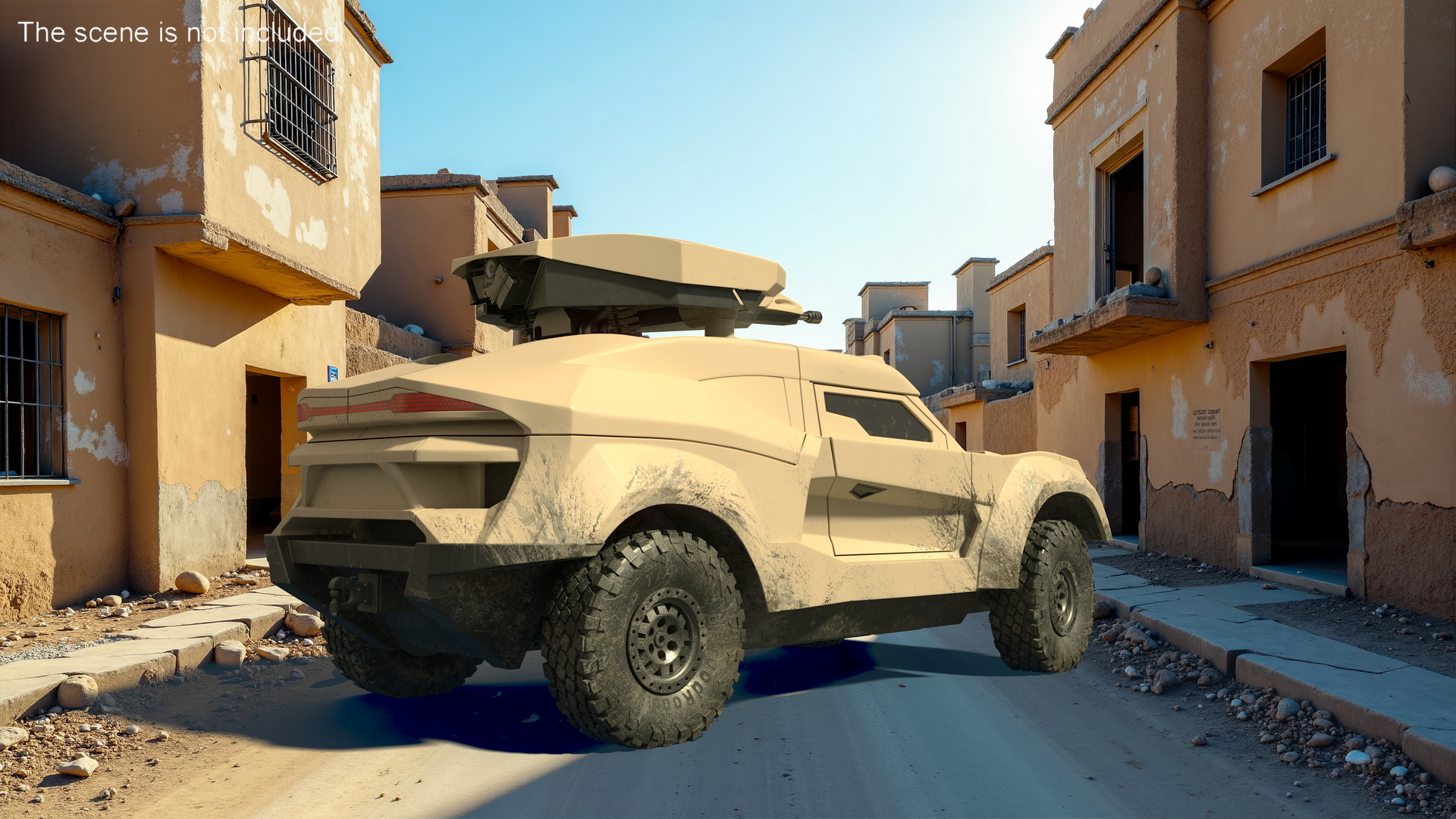 3D Dirty Car Cockerill I-X with Turret Up model