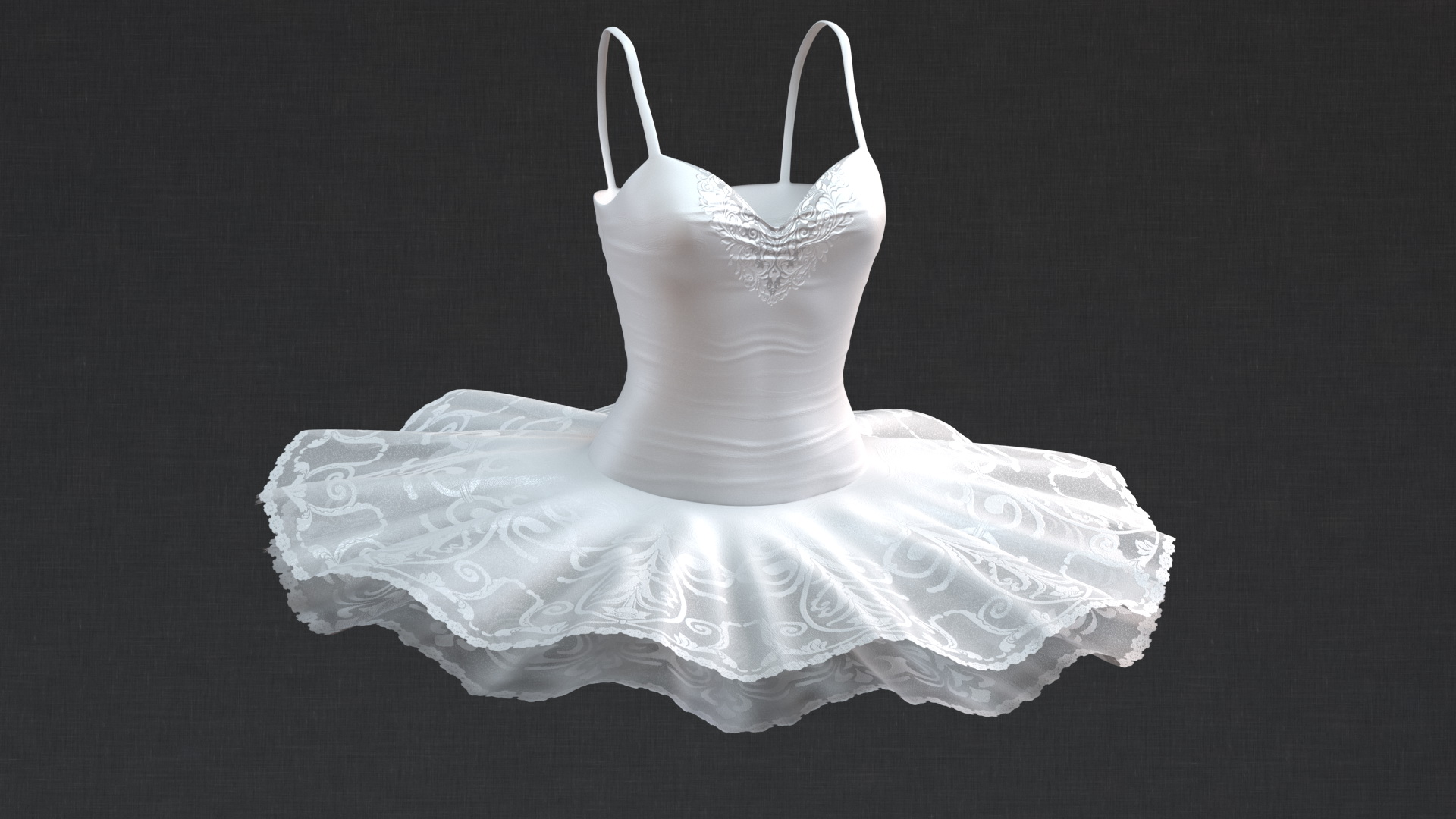 Ballet Tutu Dress 3D