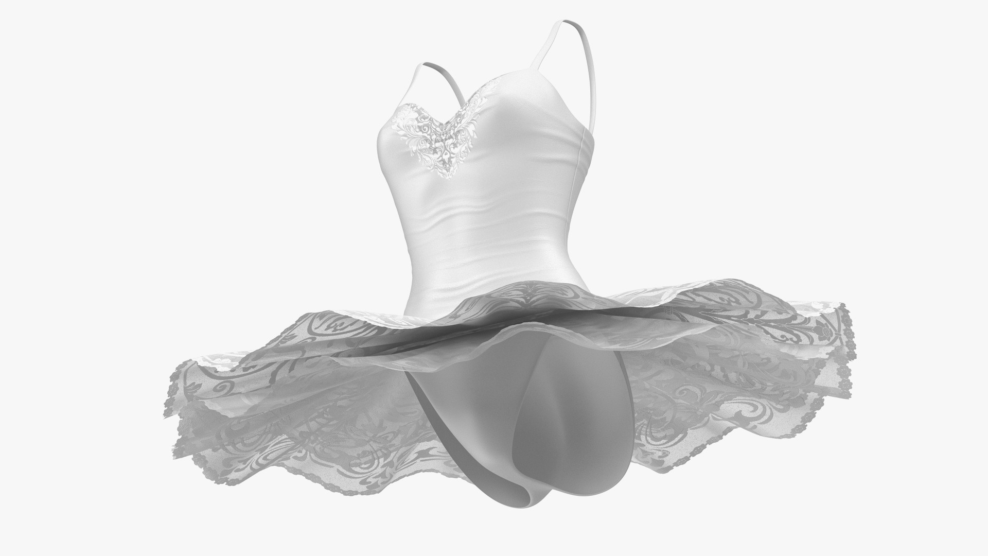 Ballet Tutu Dress 3D