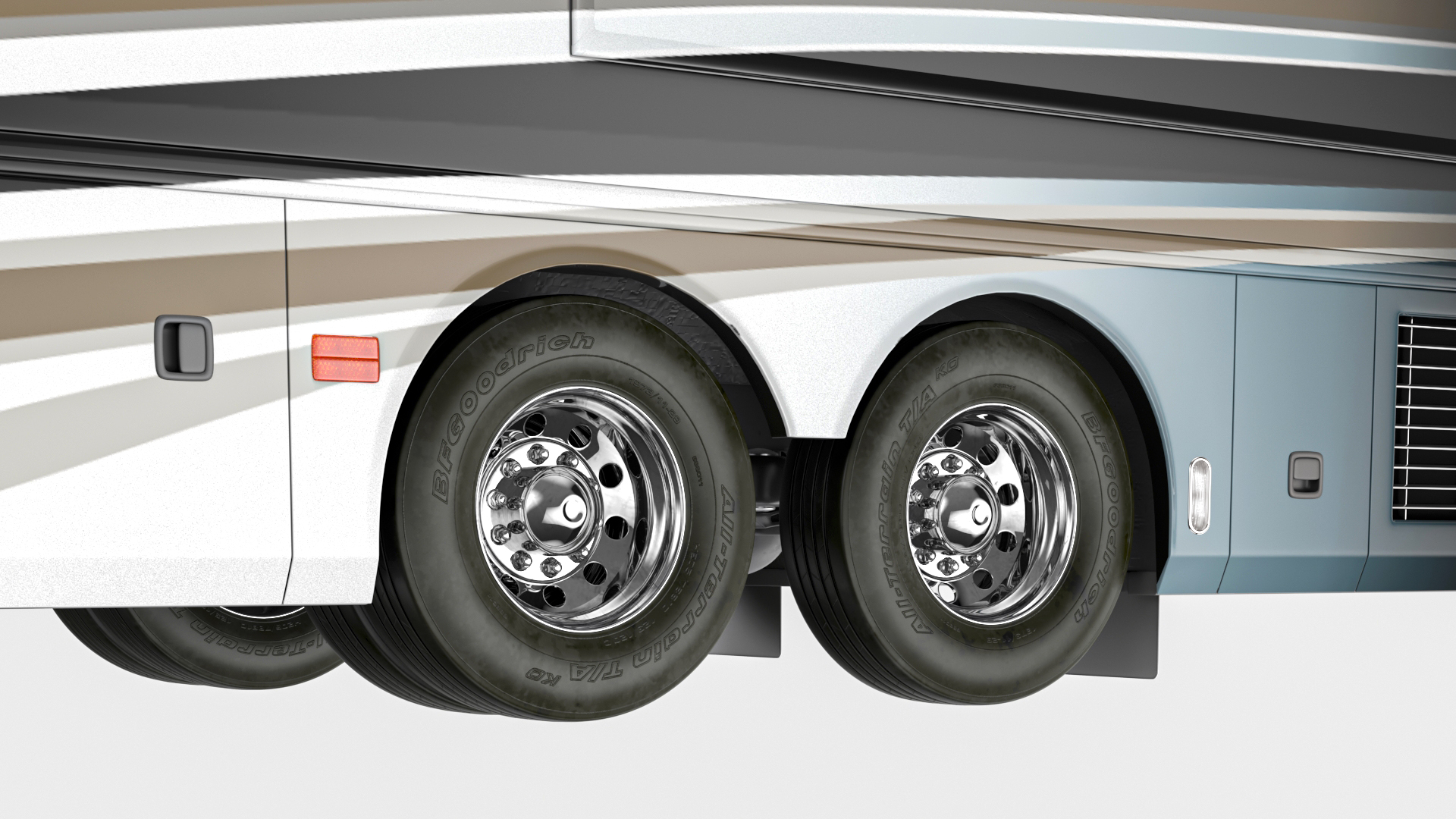 3D model Luxury Motorhome RV Coach