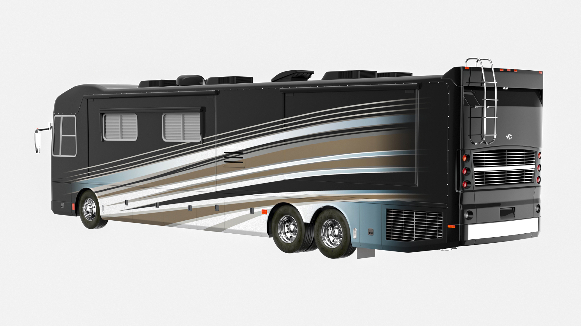 3D model Luxury Motorhome RV Coach