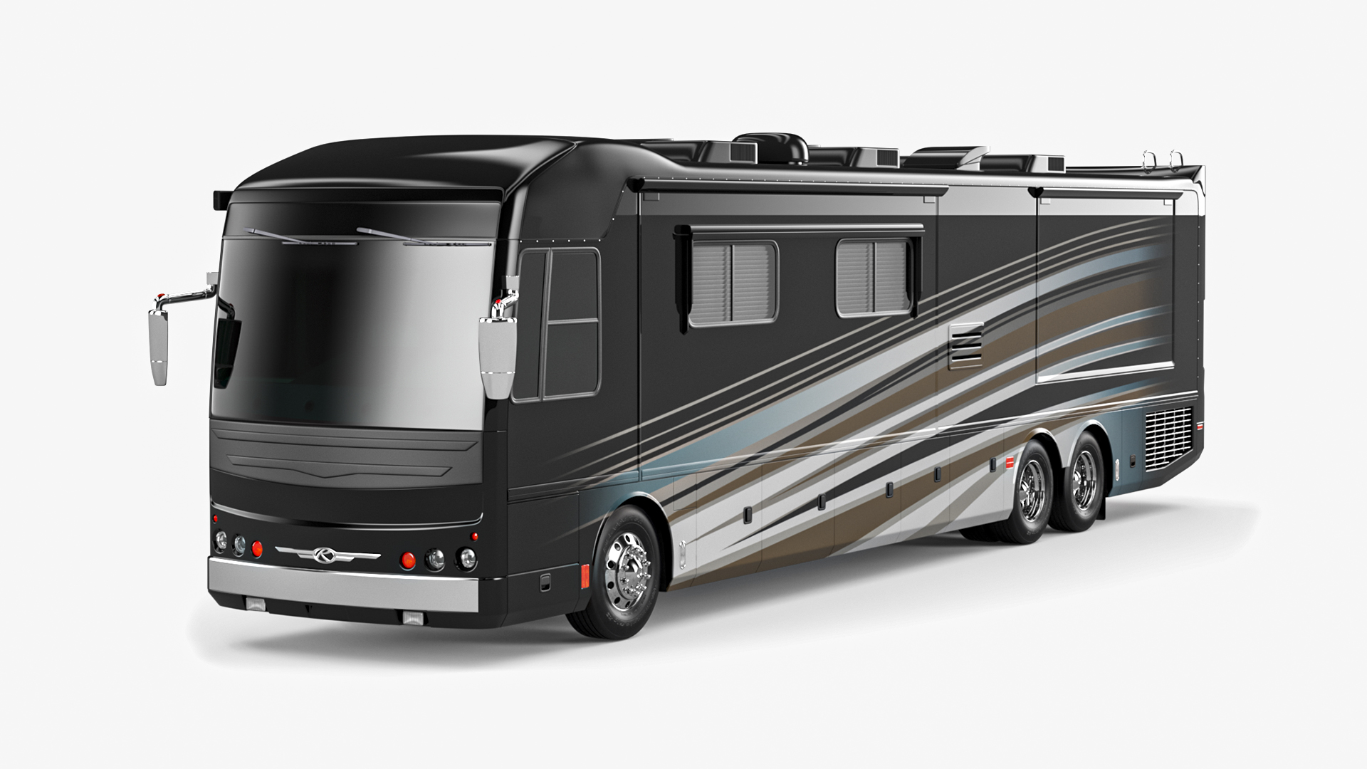 3D model Luxury Motorhome RV Coach