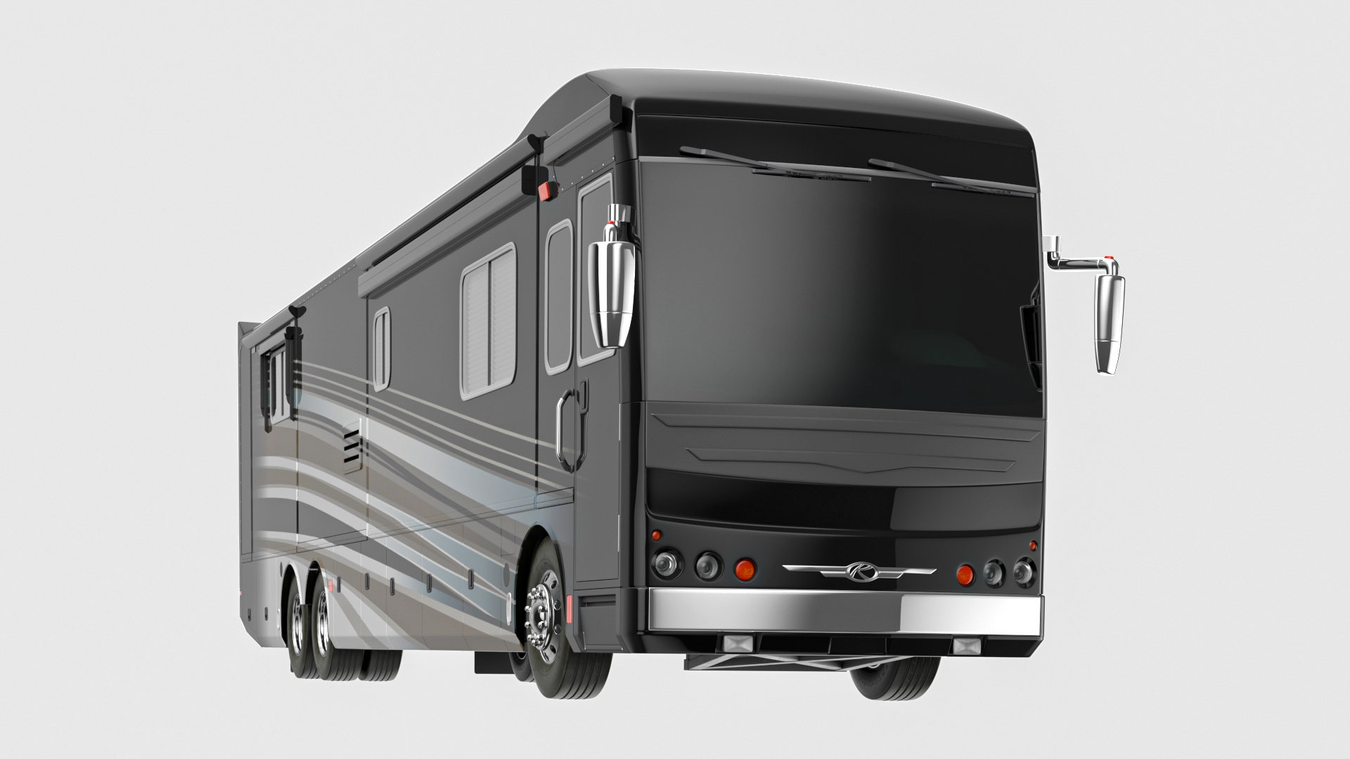 3D model Luxury Motorhome RV Coach