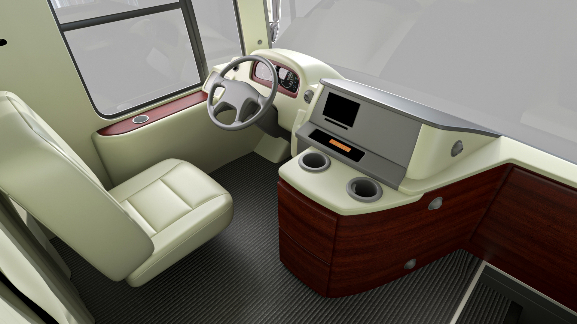 3D model Luxury Motorhome RV Coach