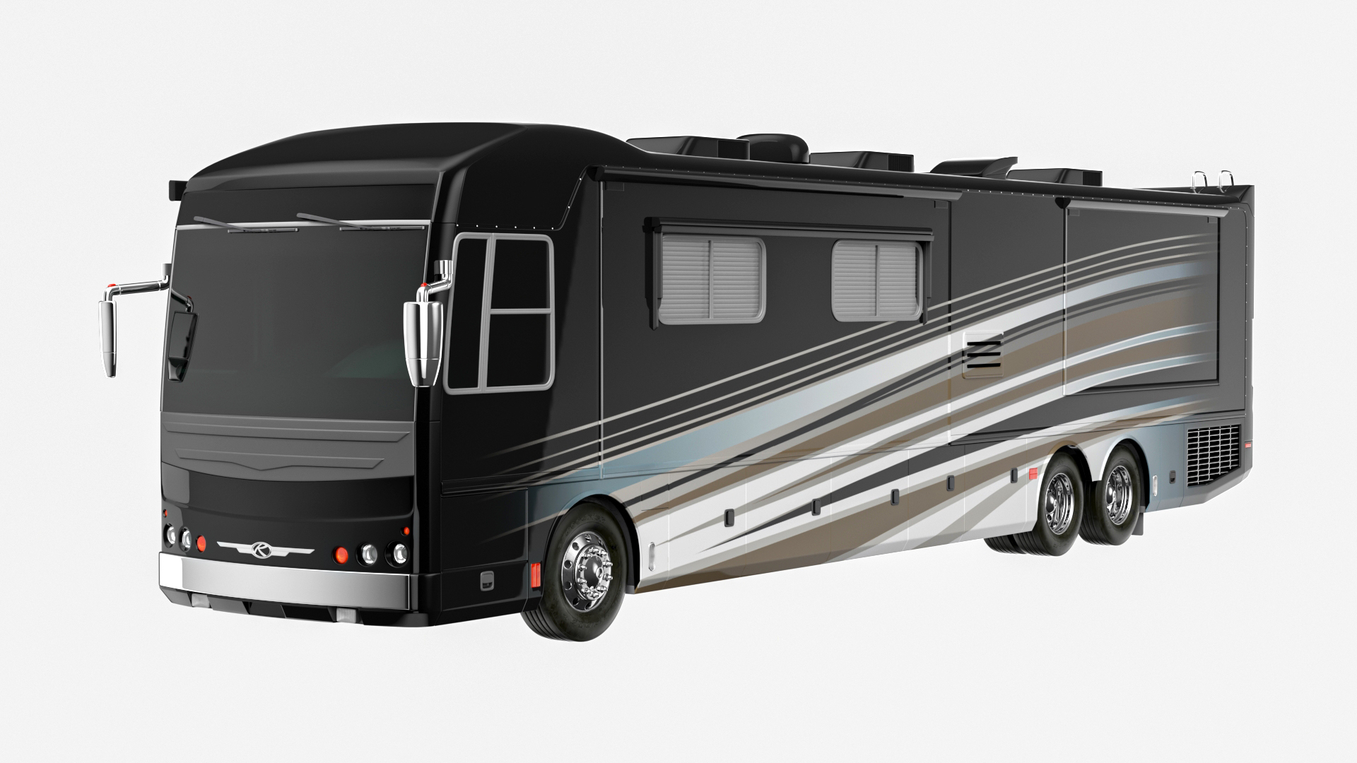 3D model Luxury Motorhome RV Coach