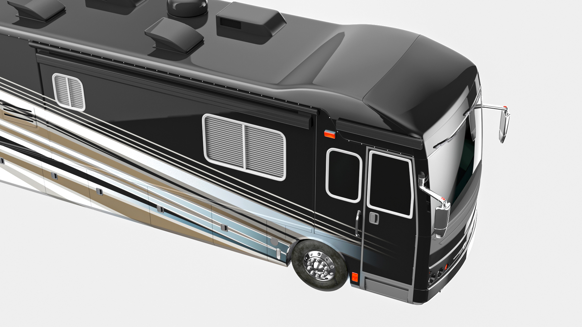 3D model Luxury Motorhome RV Coach