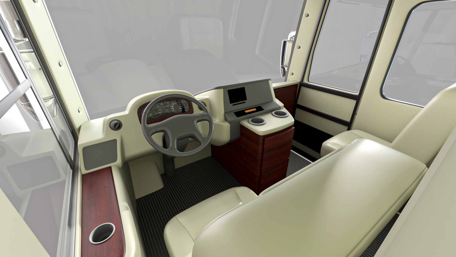 3D model Luxury Motorhome RV Coach