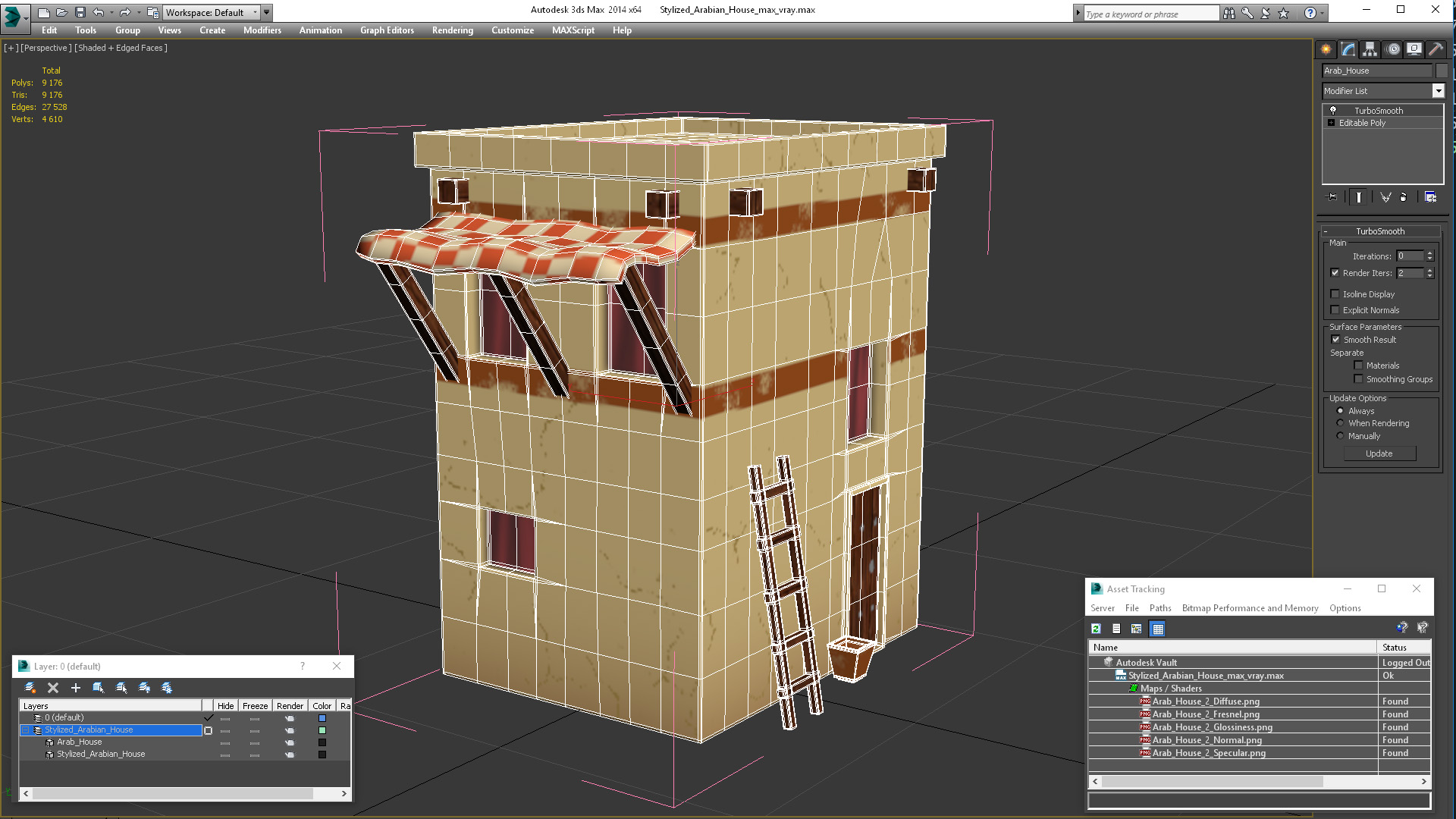 Stylized Arabian House 3D