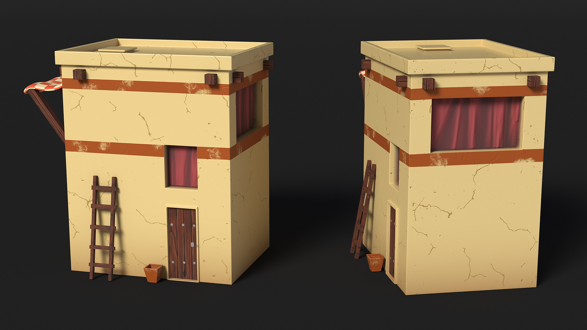 Stylized Arabian House 3D