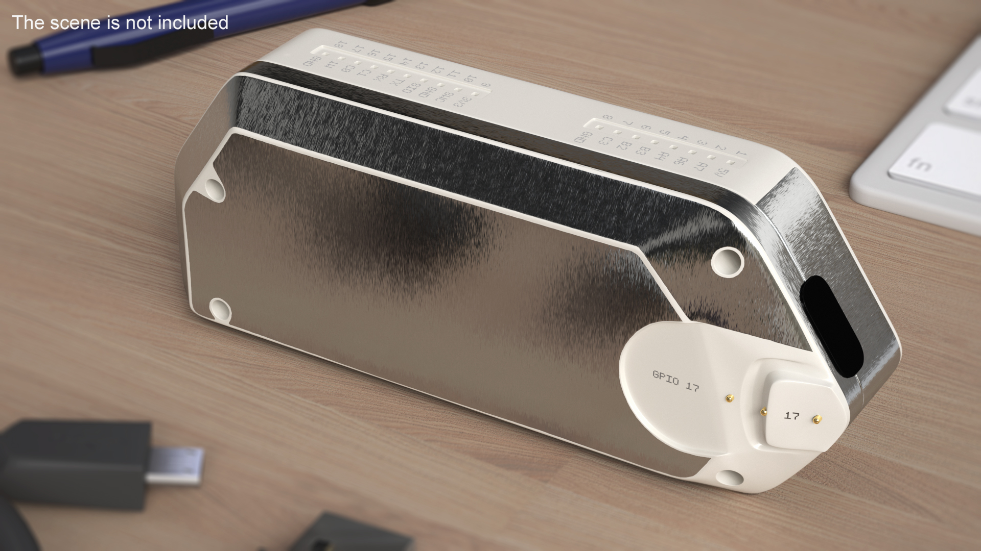 Hacking Multitool Flipper Zero Metallic 3D model