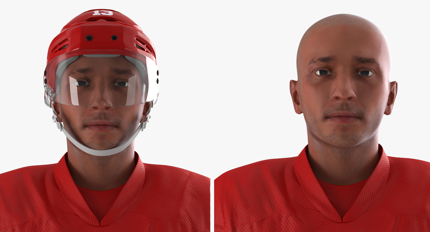 3D Hockey Player Generic 2 model