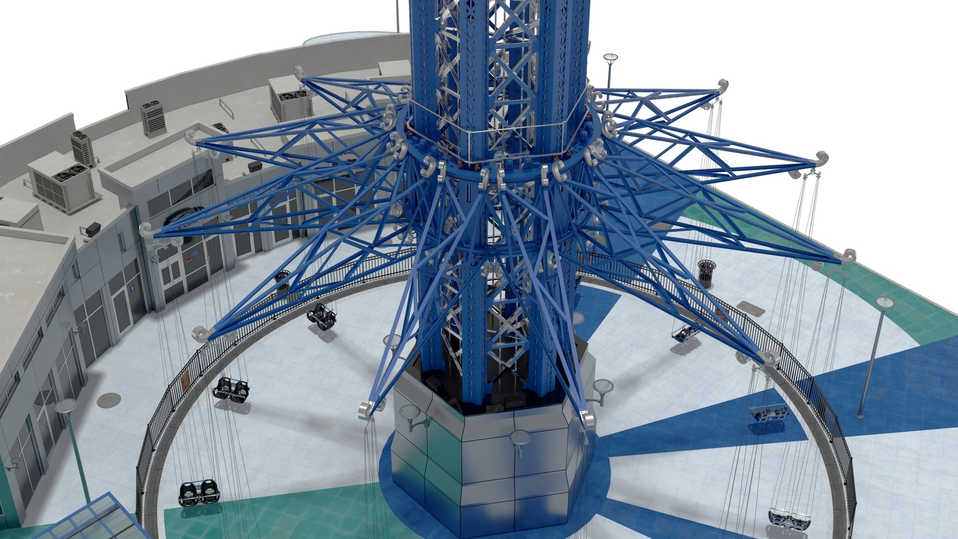 3D Orlando StarFlyer Attraction model