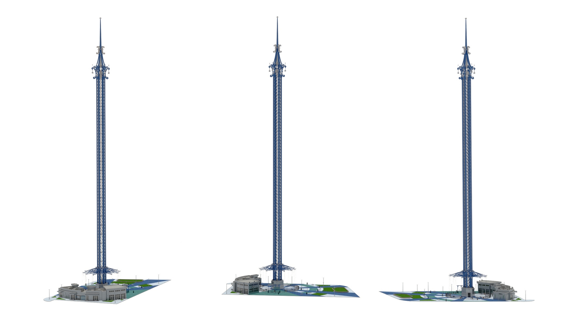 3D Orlando StarFlyer Attraction model