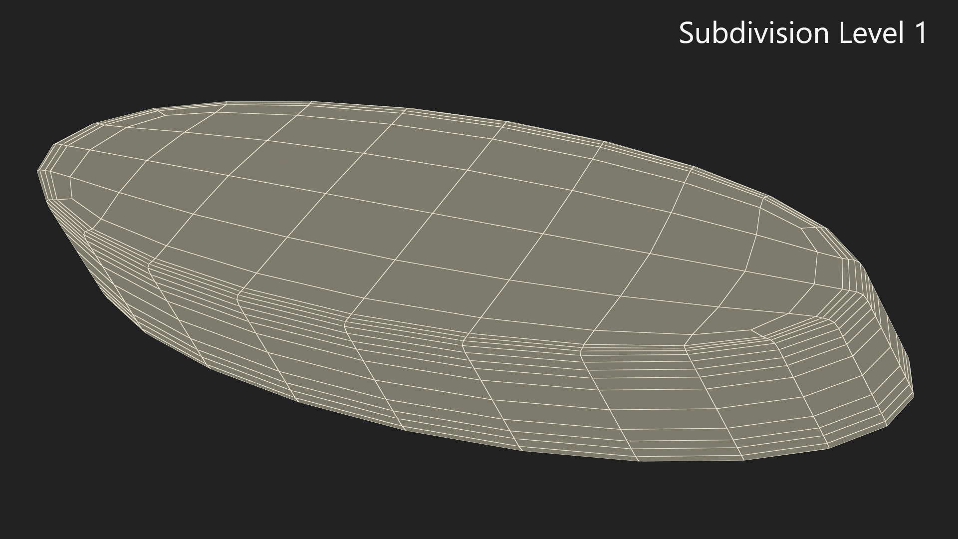 3D model Slice Smoked Sausage