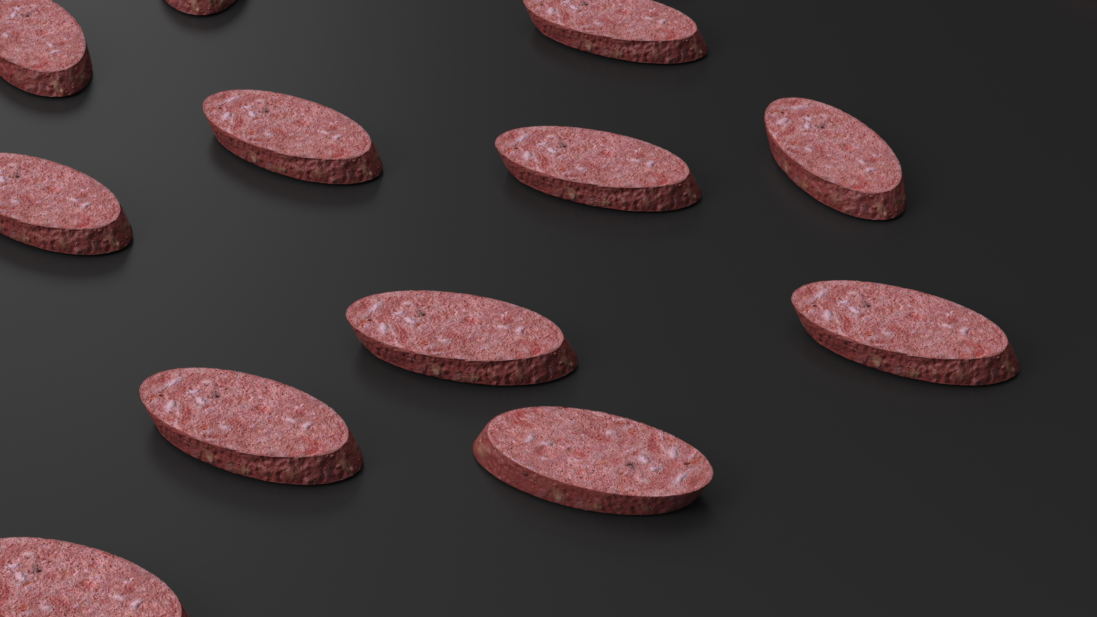 3D model Slice Smoked Sausage