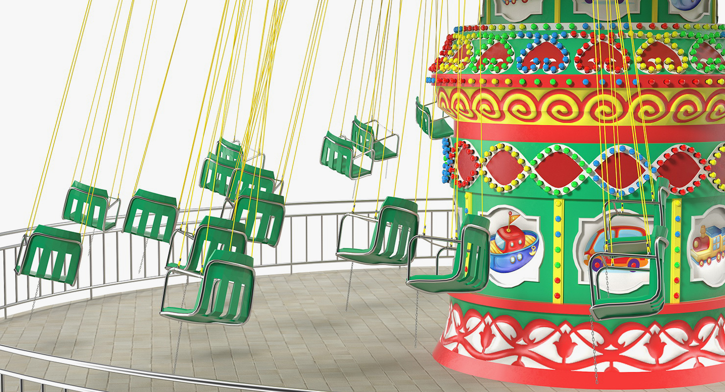 Swing Ride Rigged 3D