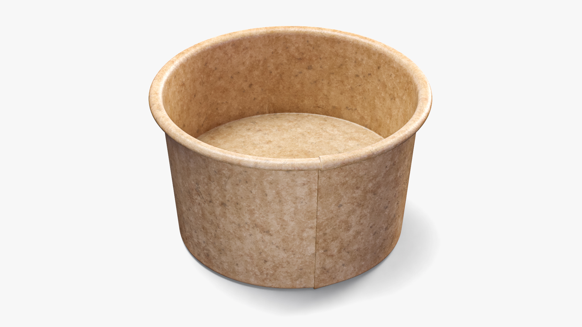 3D Cardboard Ice Cream Cup model