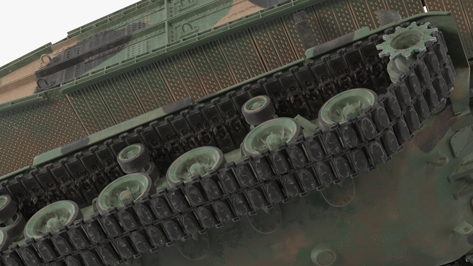 3D model Armored Bridge M60A1 AVLB Camo